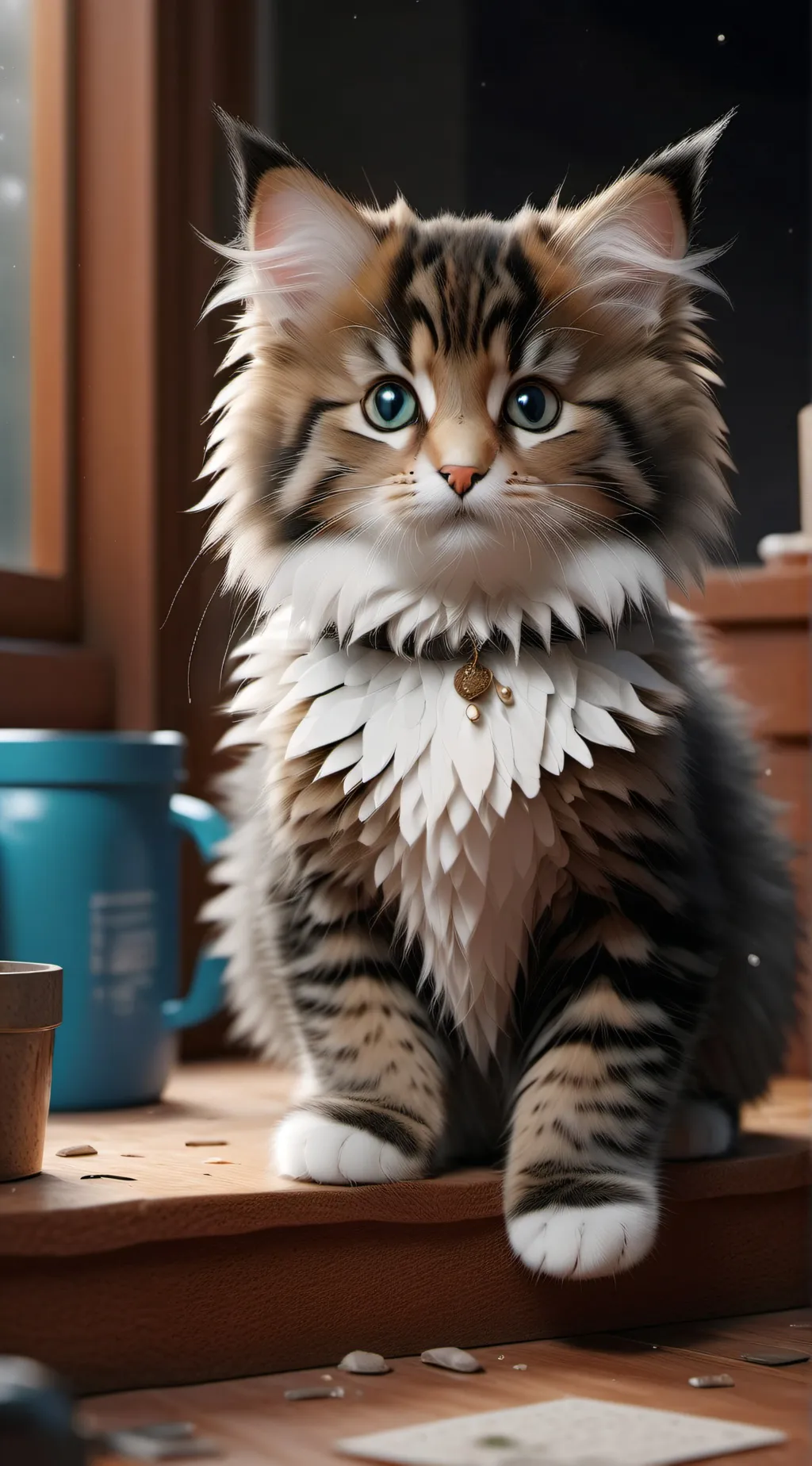 ai character: Draco's Cat background