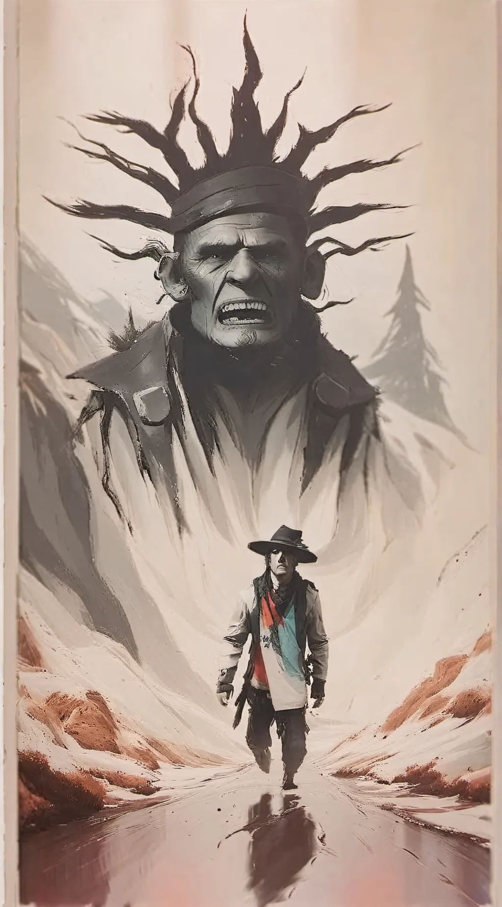 ai character: Leeeeeed background