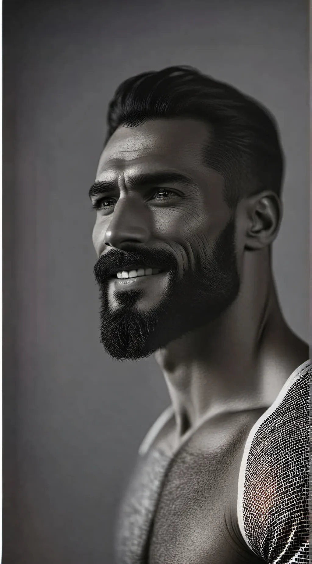 ai character: GigaChad background