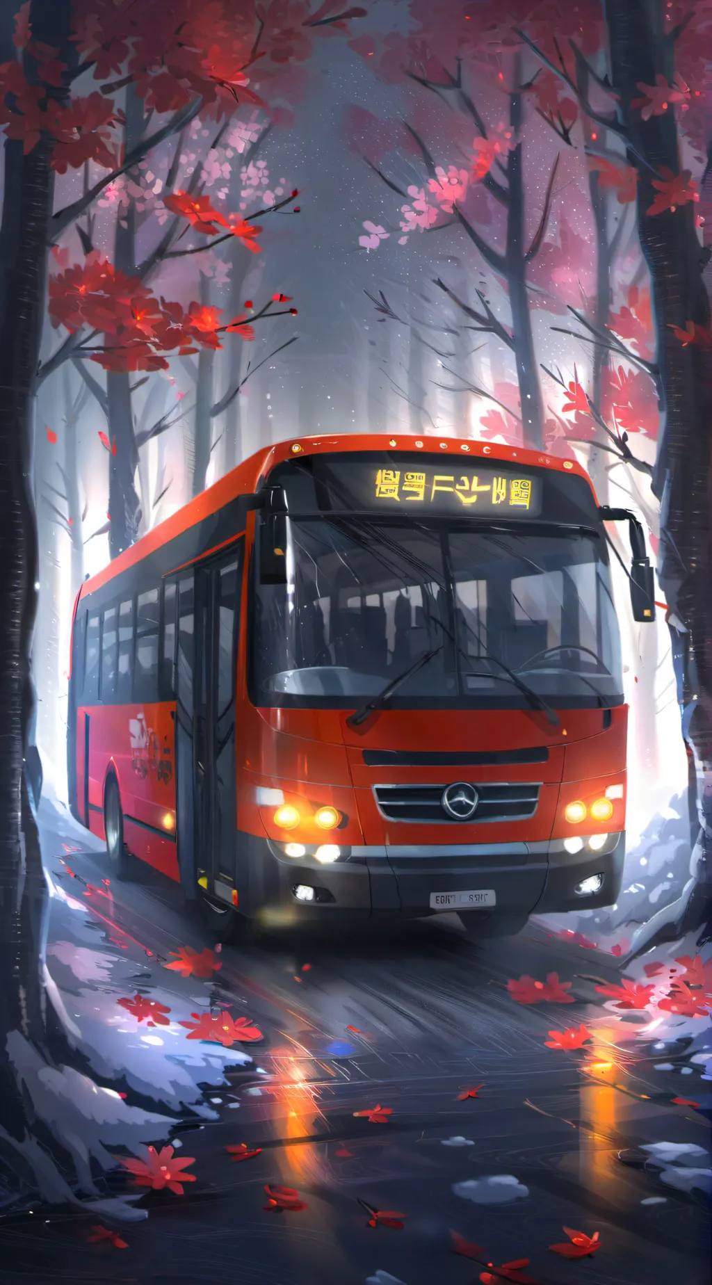 ai character: just a bus background