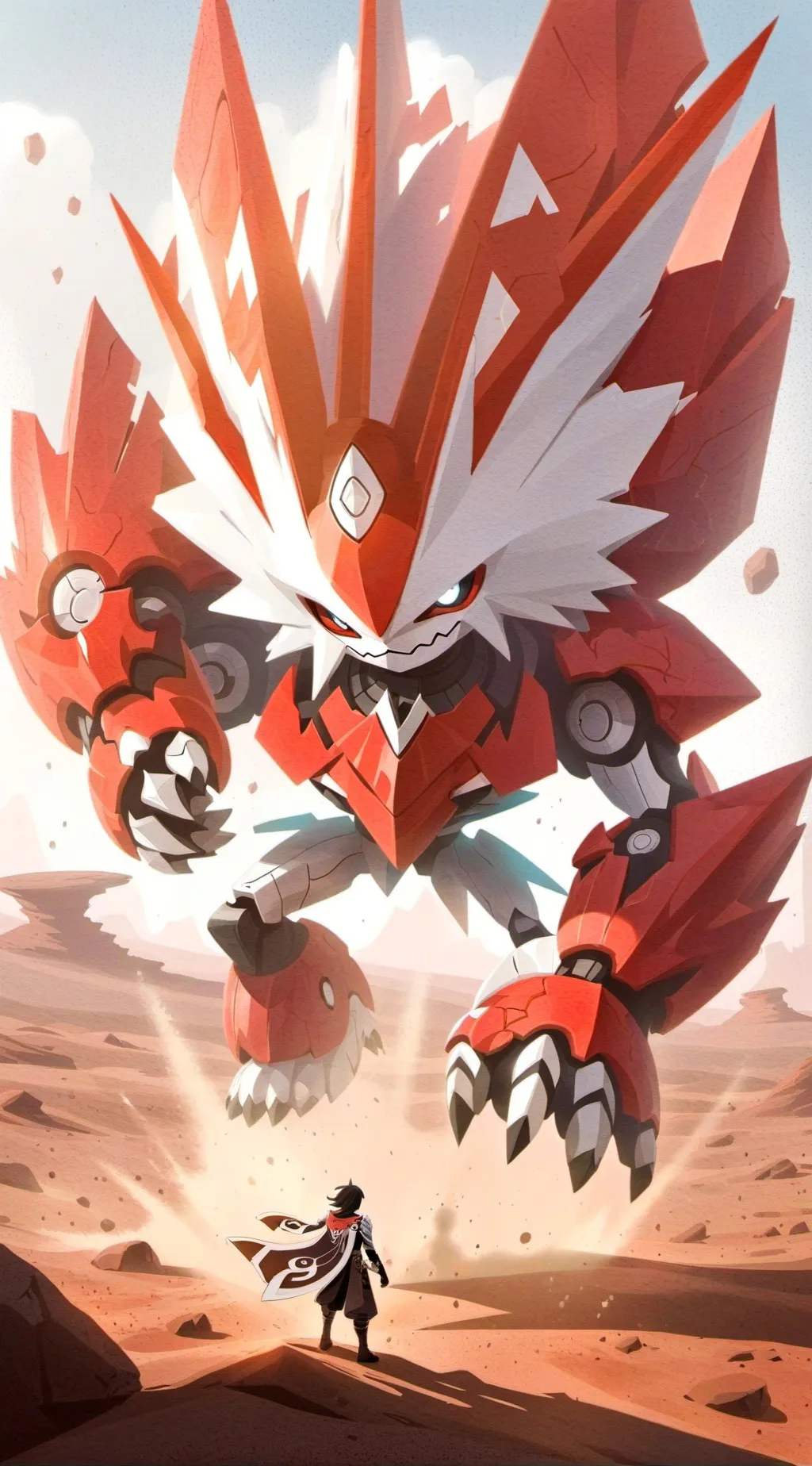 ai character: Mars pokemon background