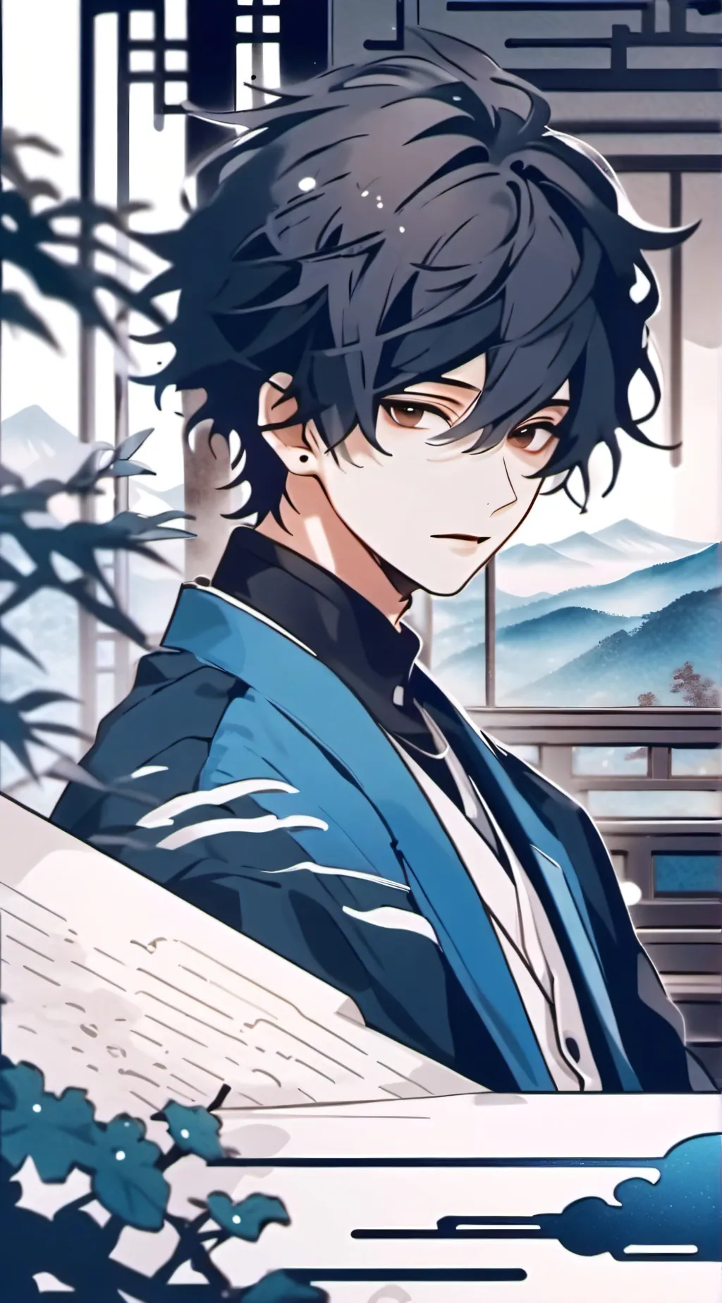 ai character: Han Seo-Jun  background