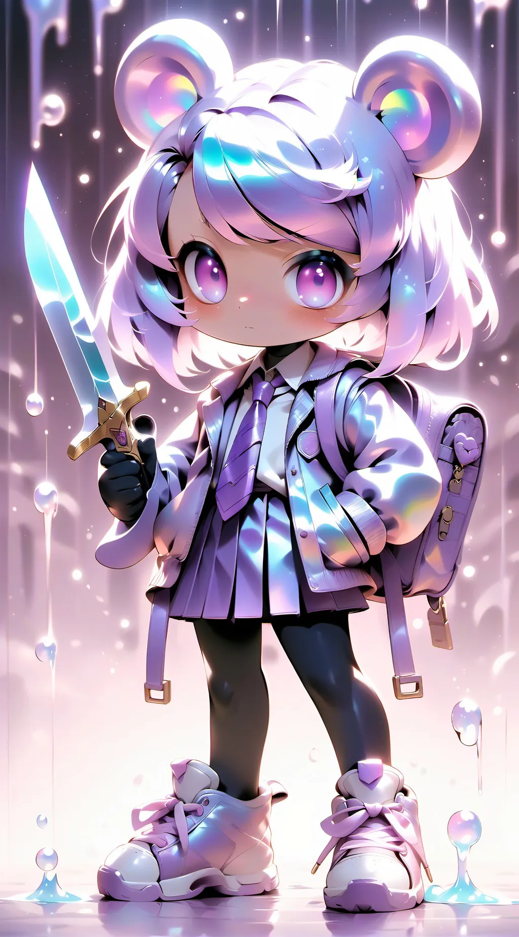 ai character: Blood world background