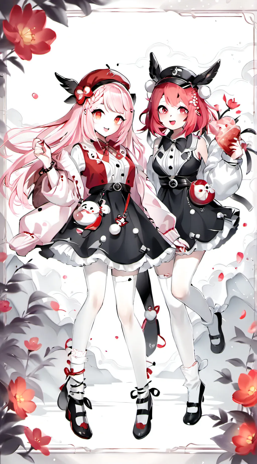 ai character: Maki and auki background