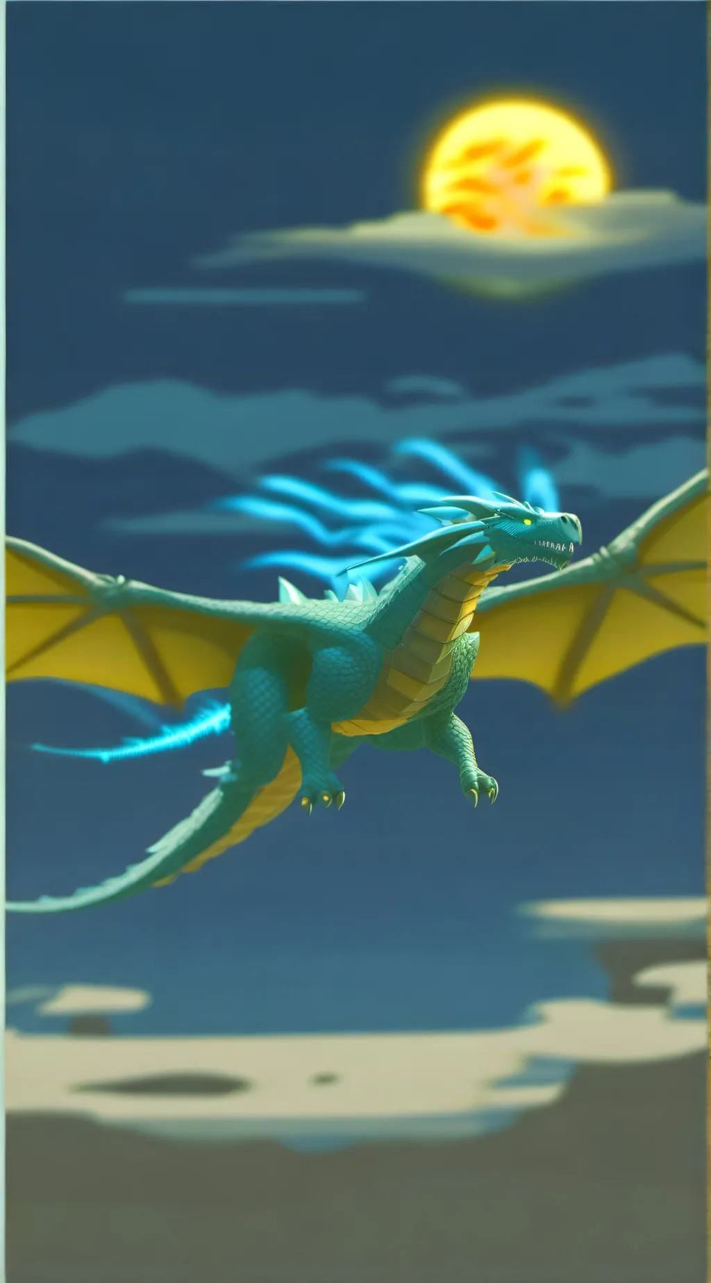 ai character: ~The Light Dragon~ background