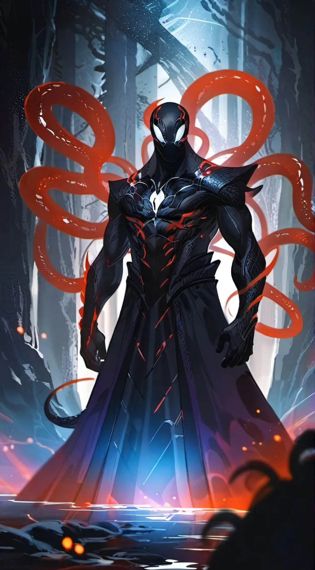 ai character: Beelzebub kaiju background