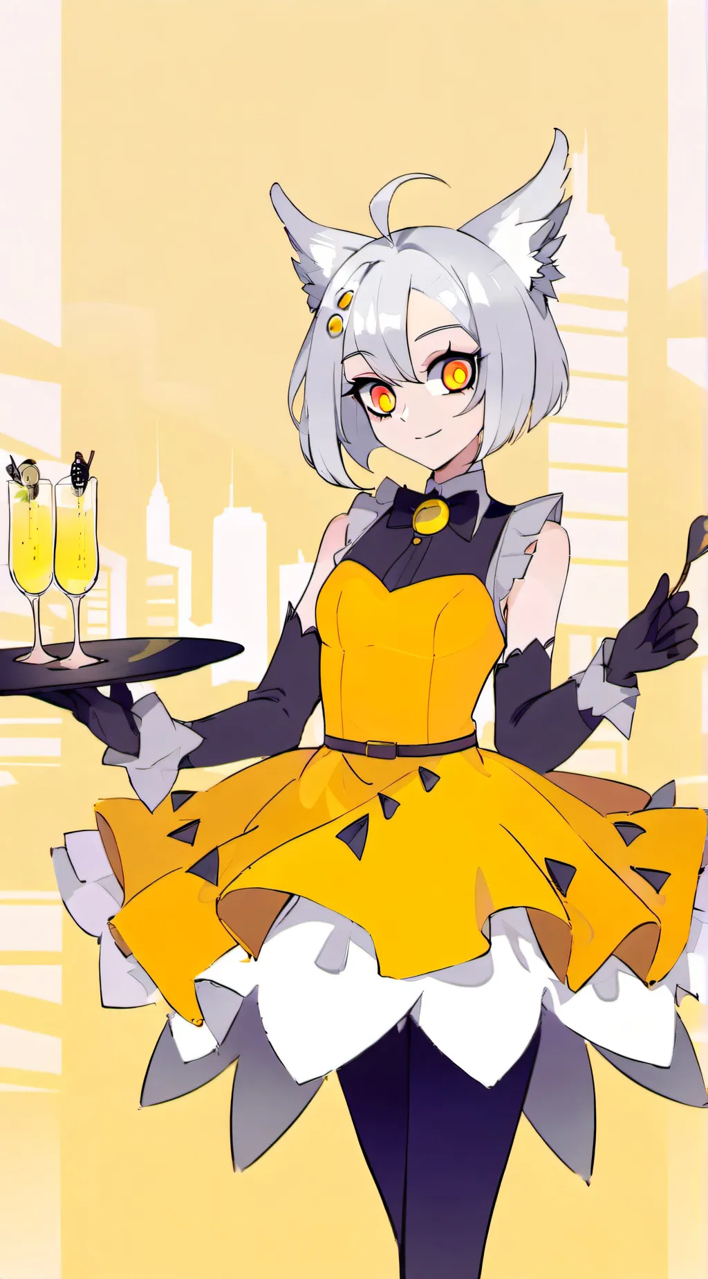 ai character: Leo (femboy)  background