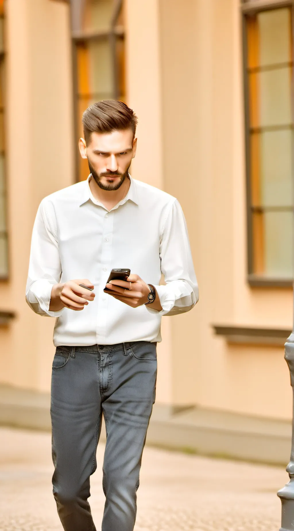 ai character: Theo background