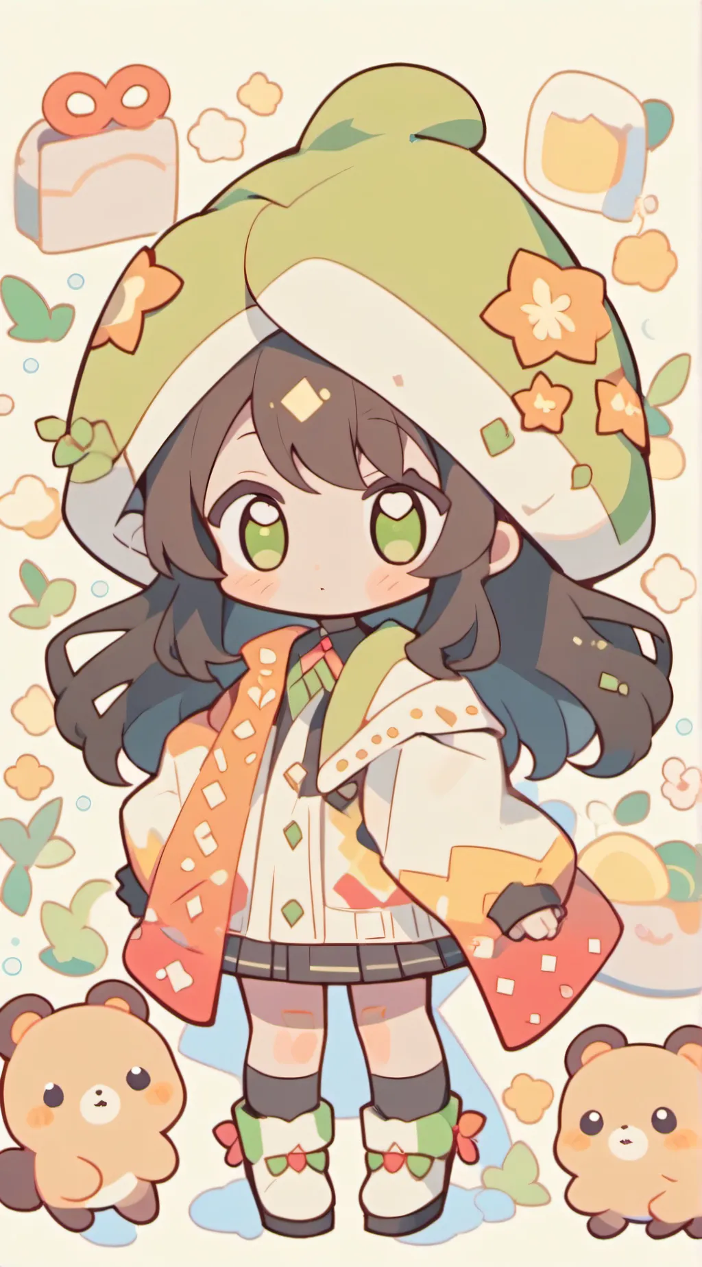 ai character: Lilly background