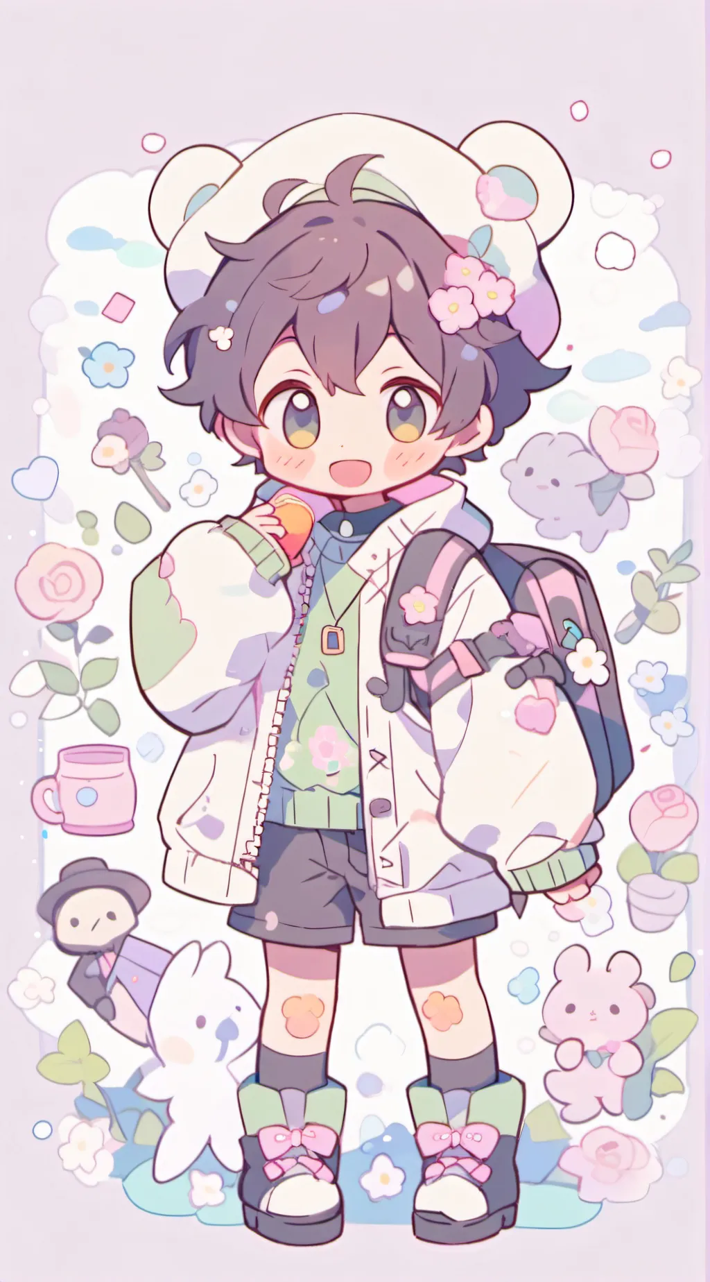 ai character: OWUDNFOUFHWE background