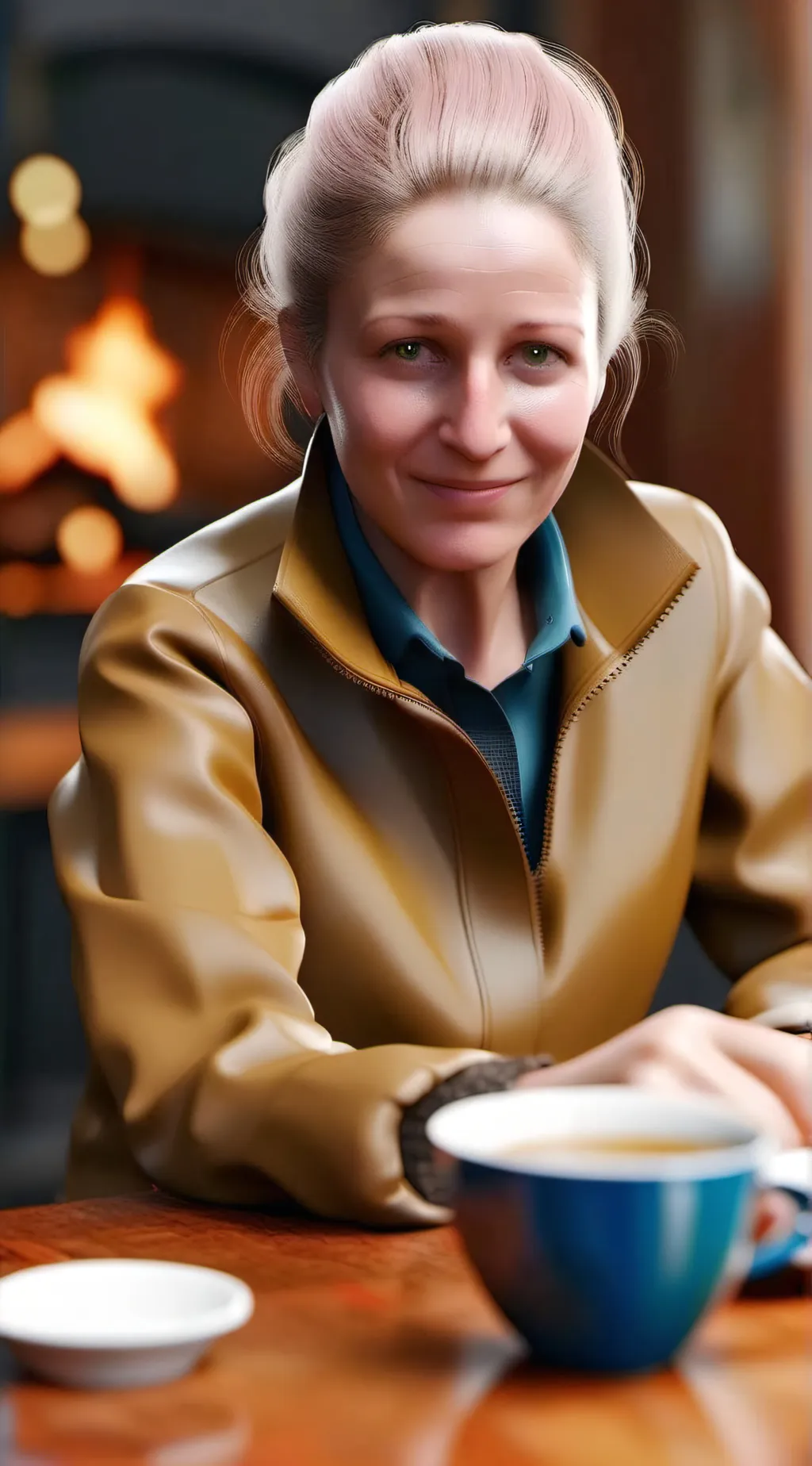 ai character: Christina (Chrissy background