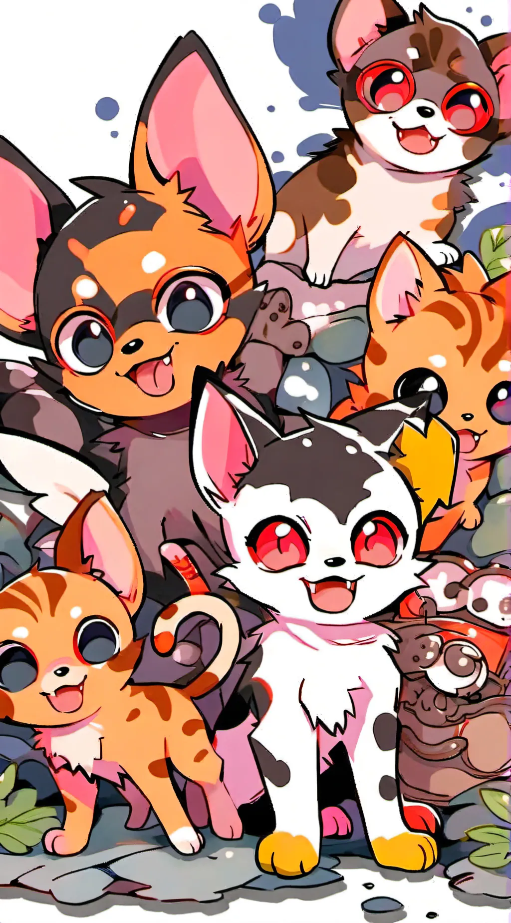 ai character: ChicknNuggit group background