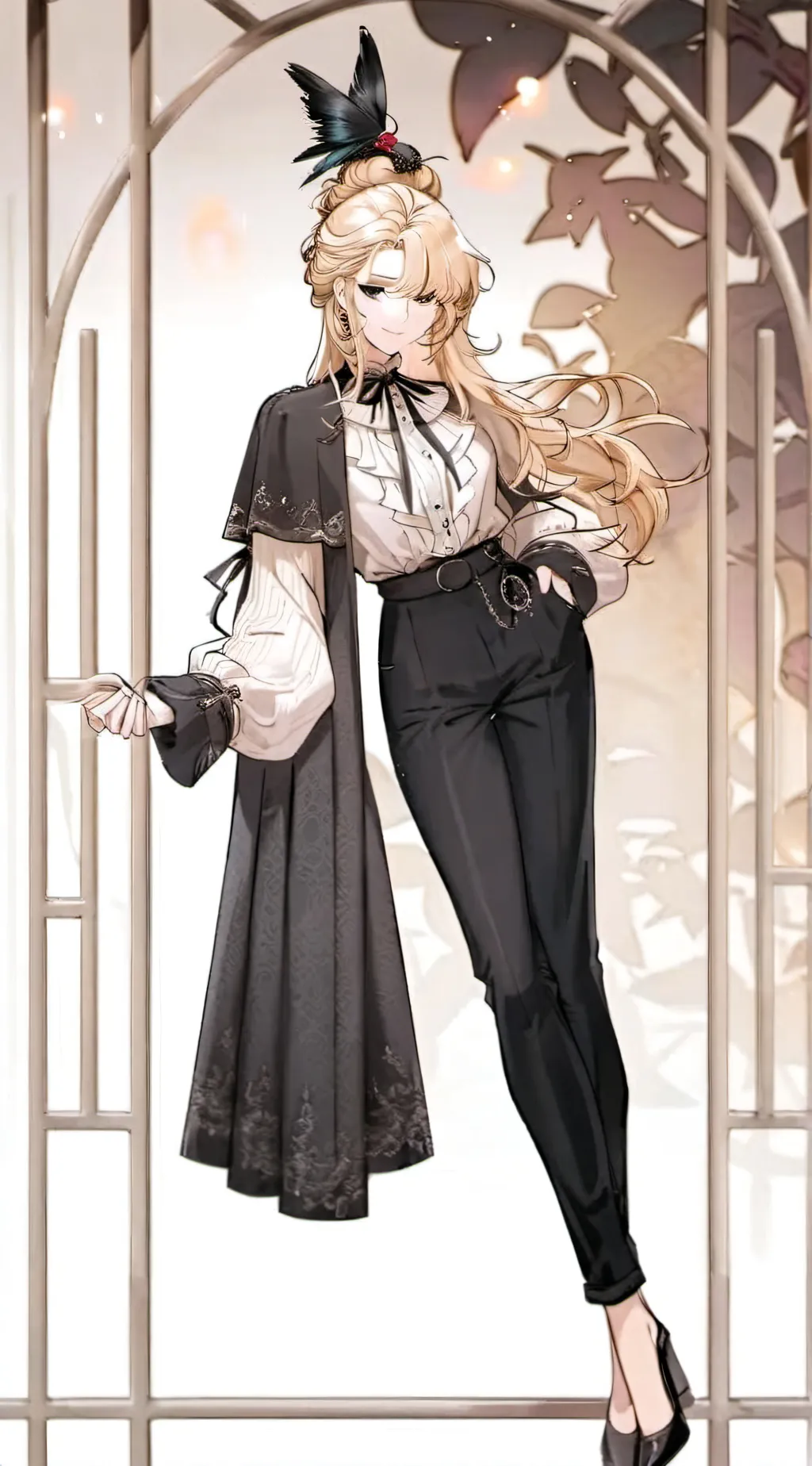 ai character: ℤ𝕚𝕟𝕟𝕚𝕒 background