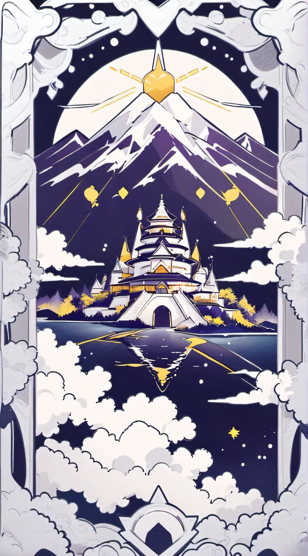 ai character: MHA Christmas ⛄🎁 background