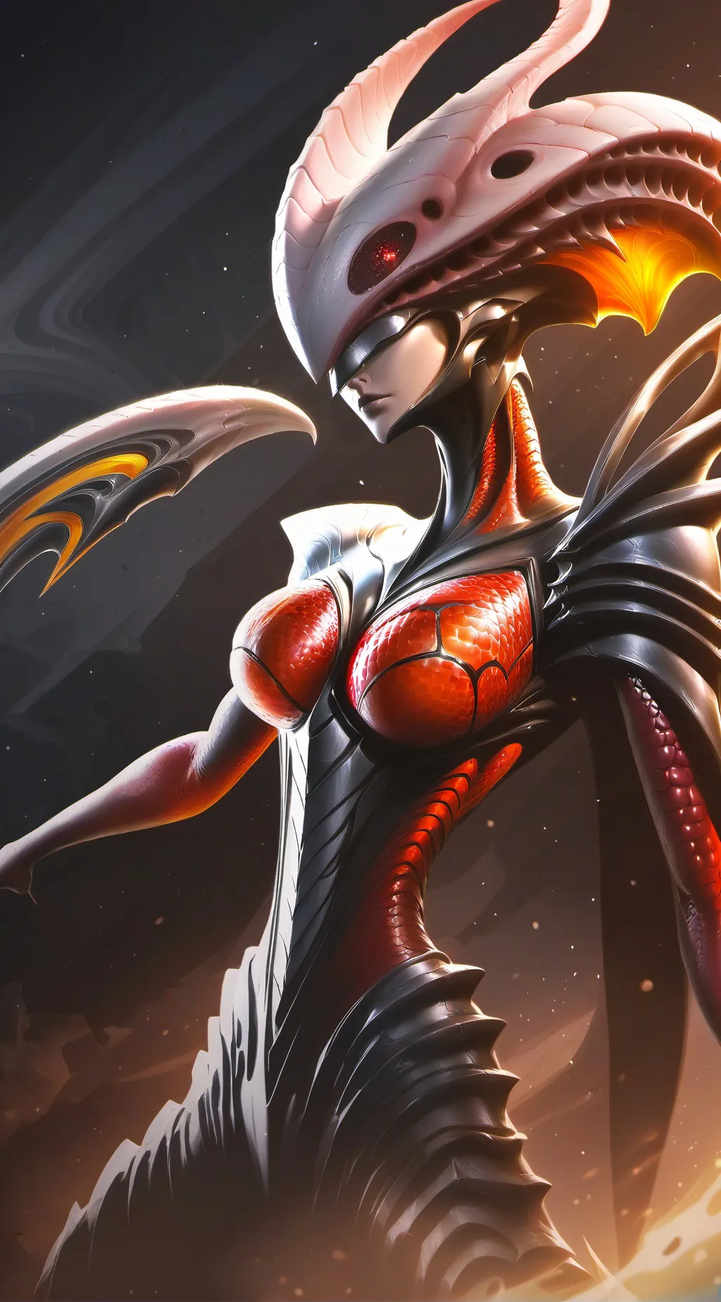 ai character:  Parasite Queen background