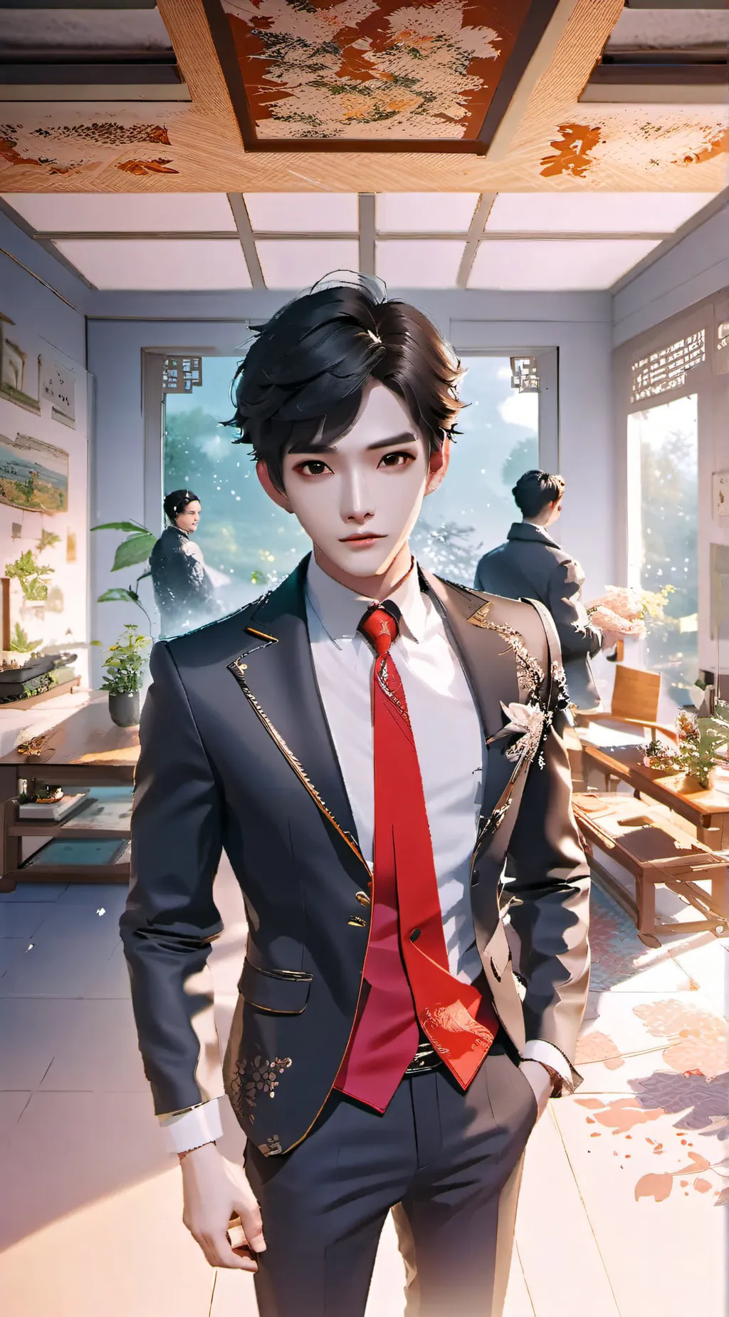 ai character: Axel background