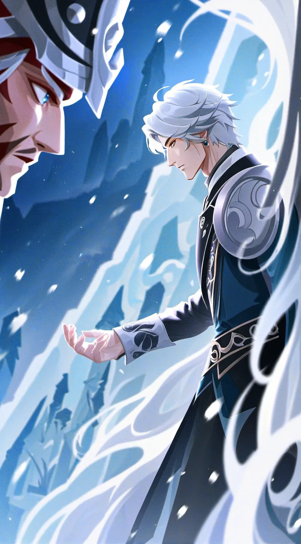 ai character: King Ryan  background