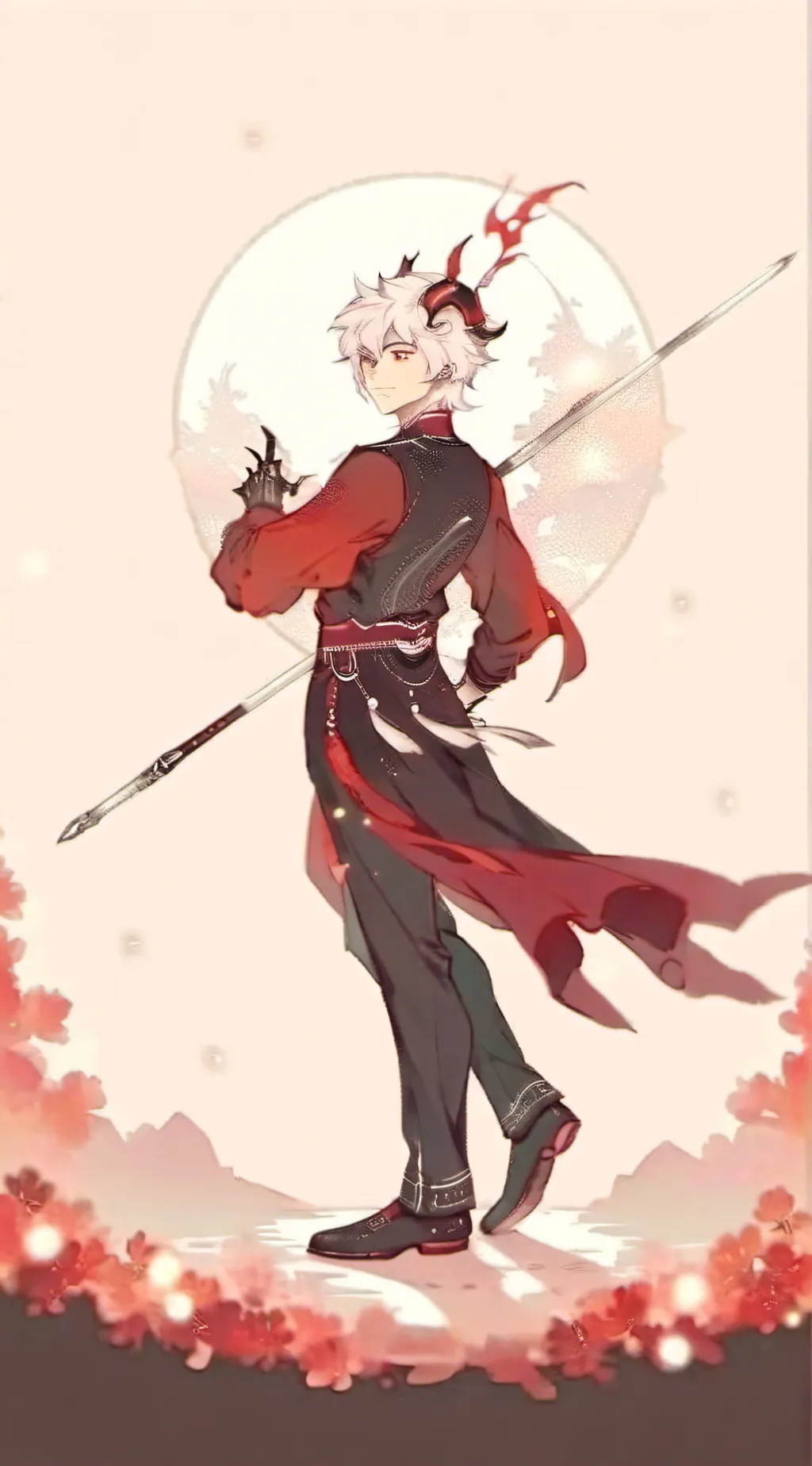 ai character: Radioapple  background