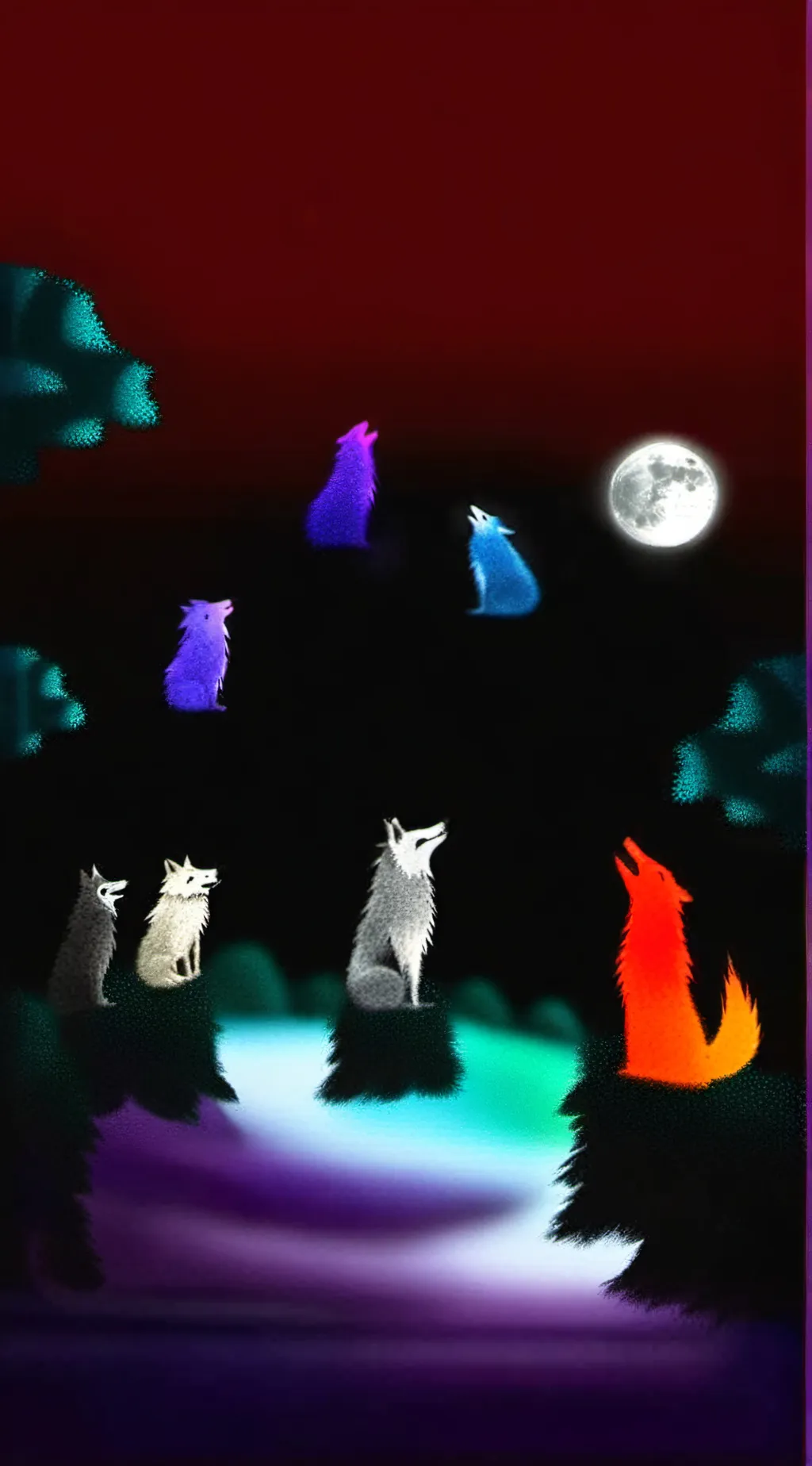 ai character: Mlpeg:strange were background