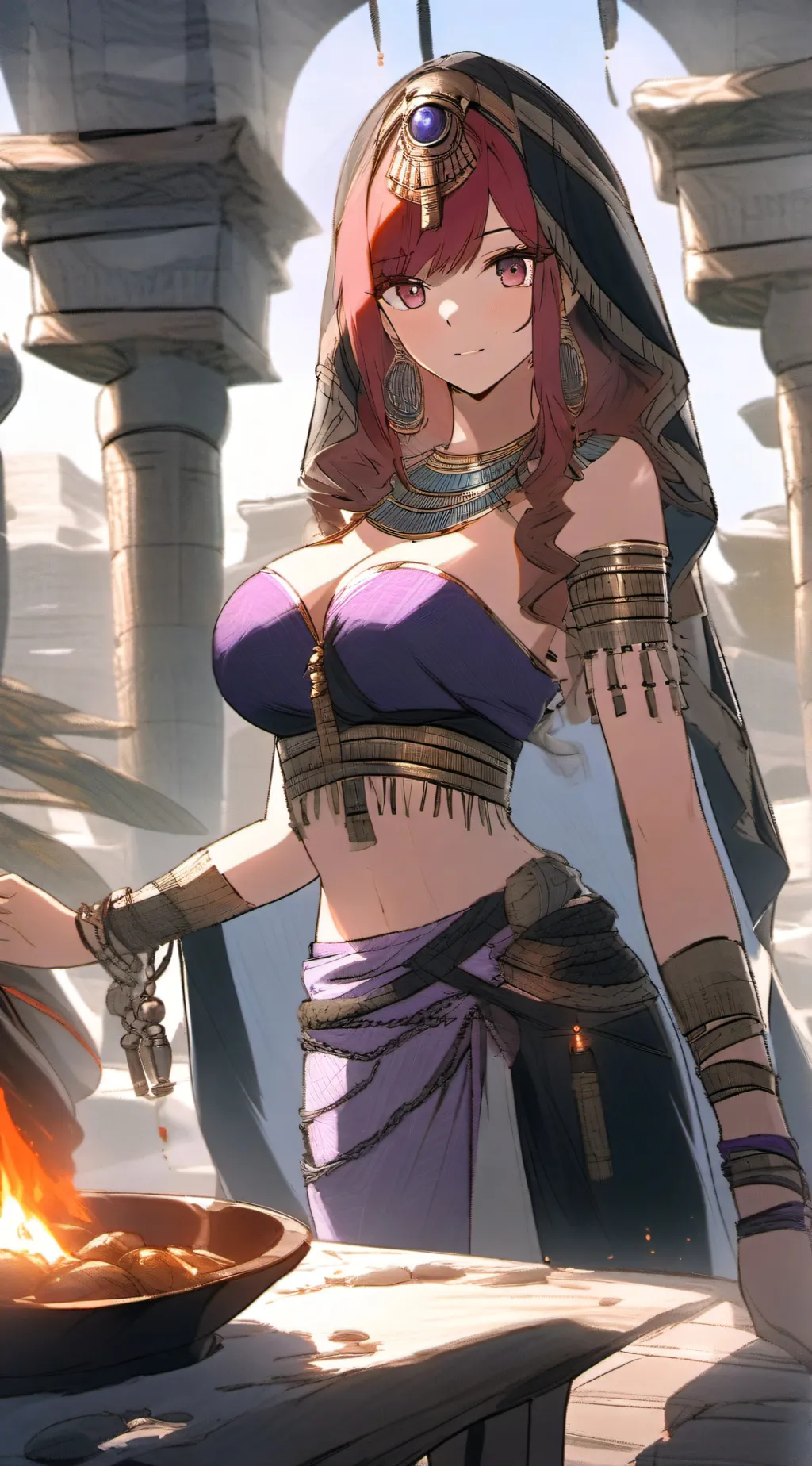 ai character: Luna  background