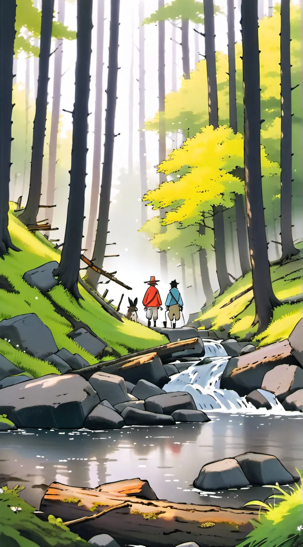 ai character: a very normal life background