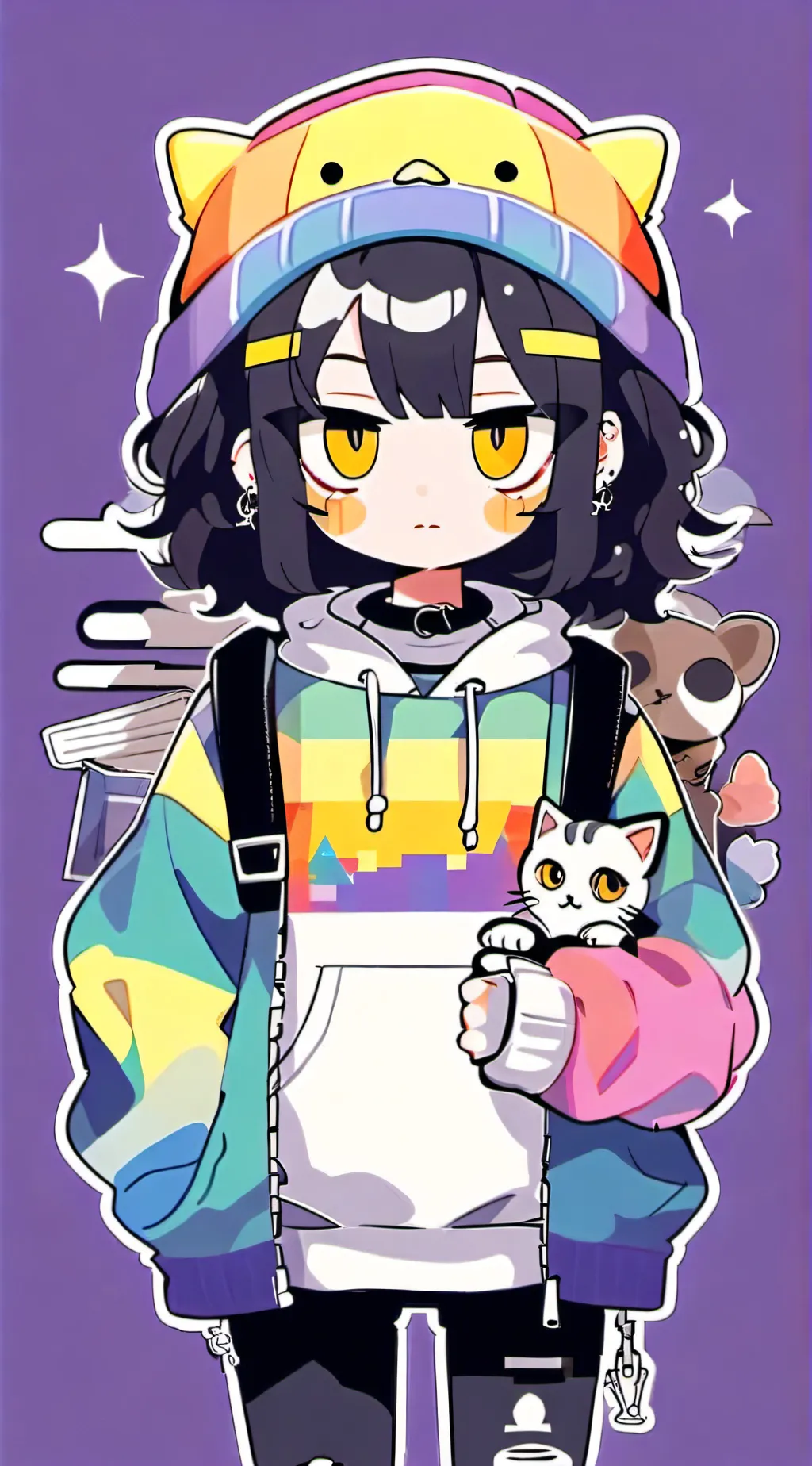 ai character: Maonila(maons sis) background