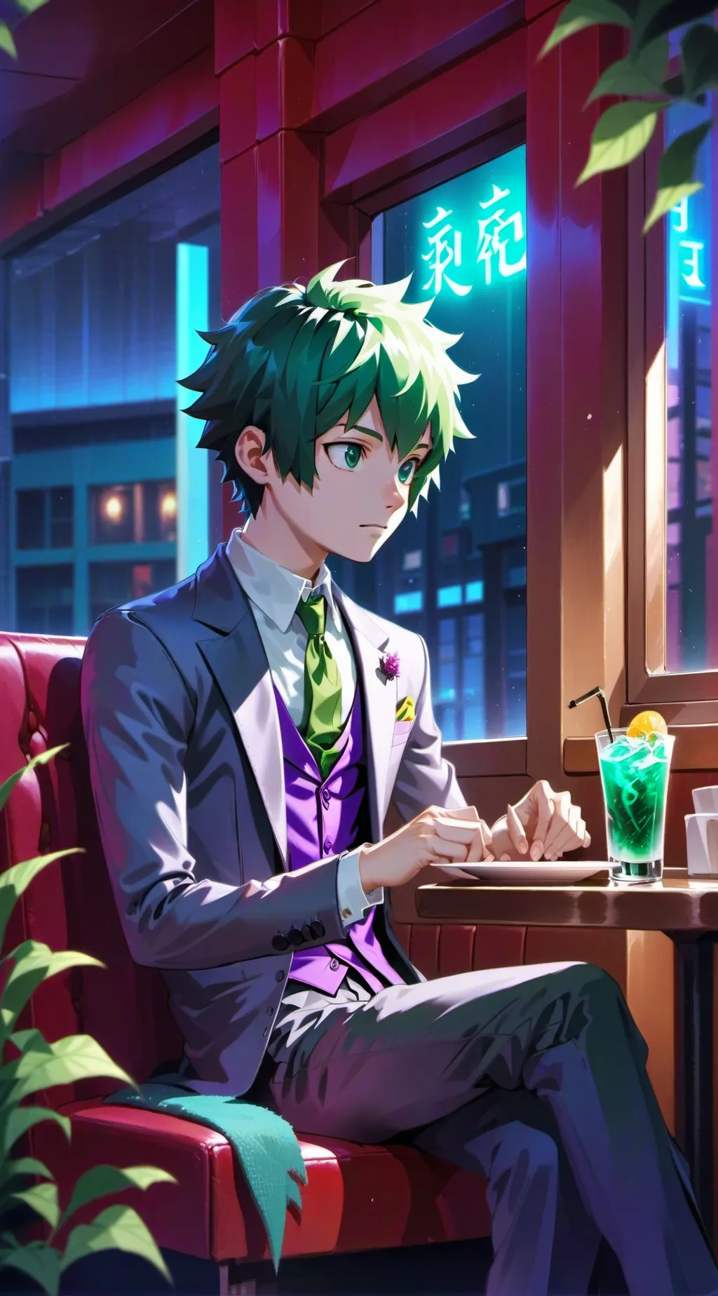 ai character: deku background