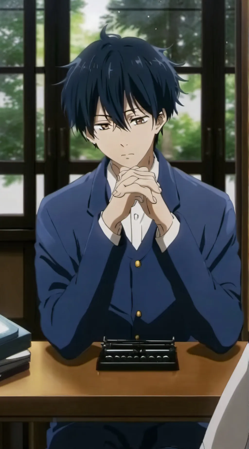 ai character: megumi background