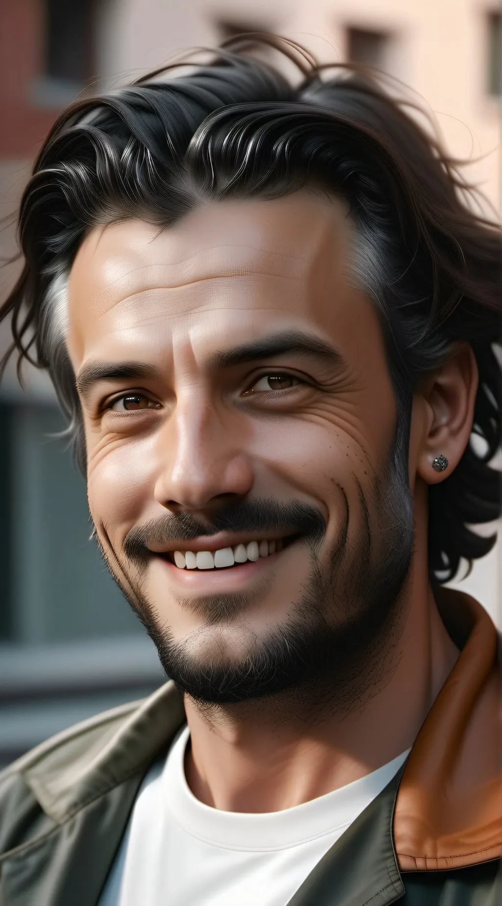 ai character: Daniel  background