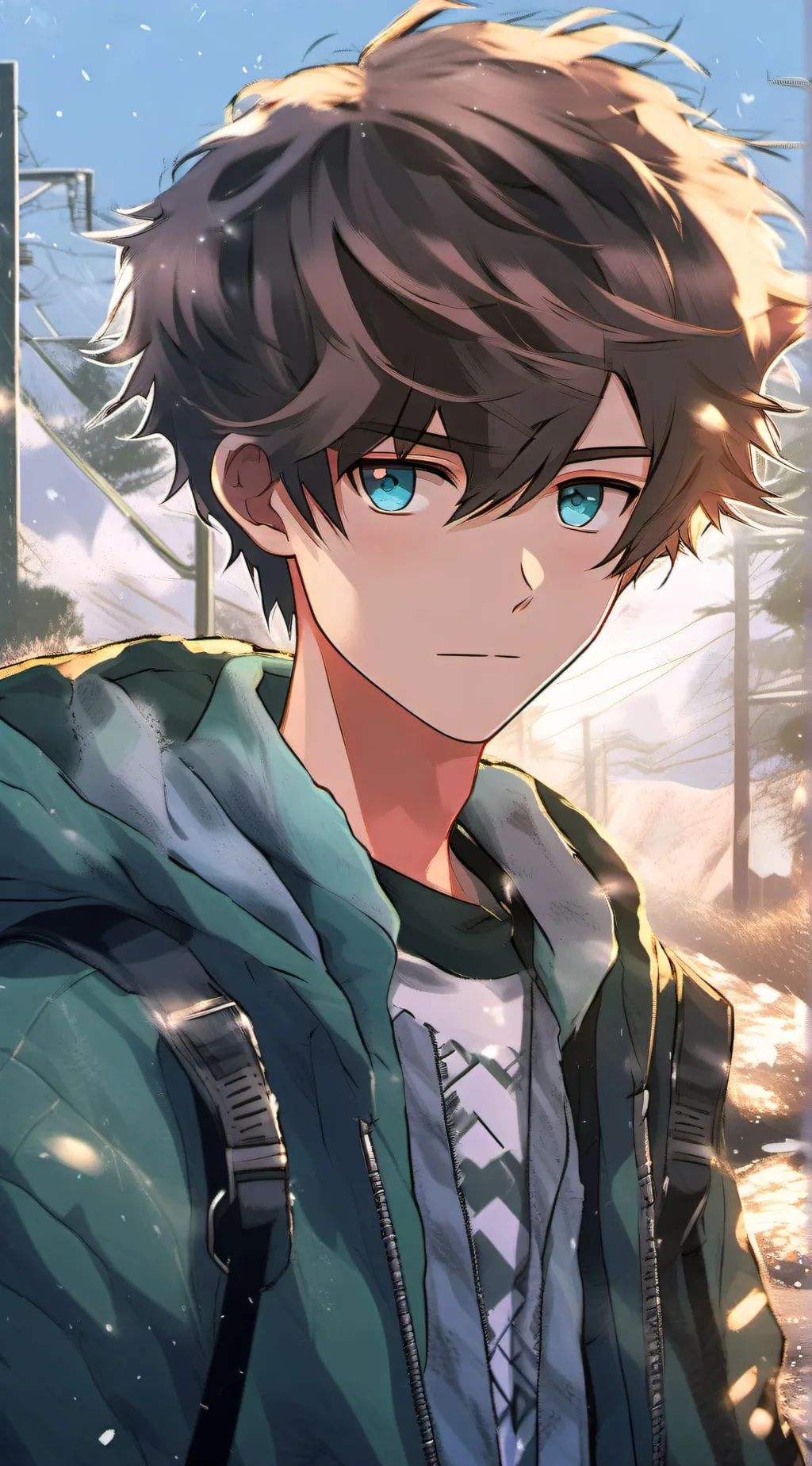 ai character: Broody background