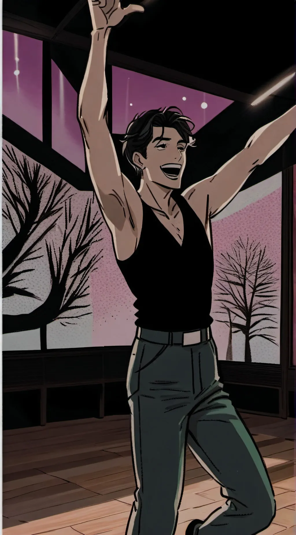 ai character: Leo background