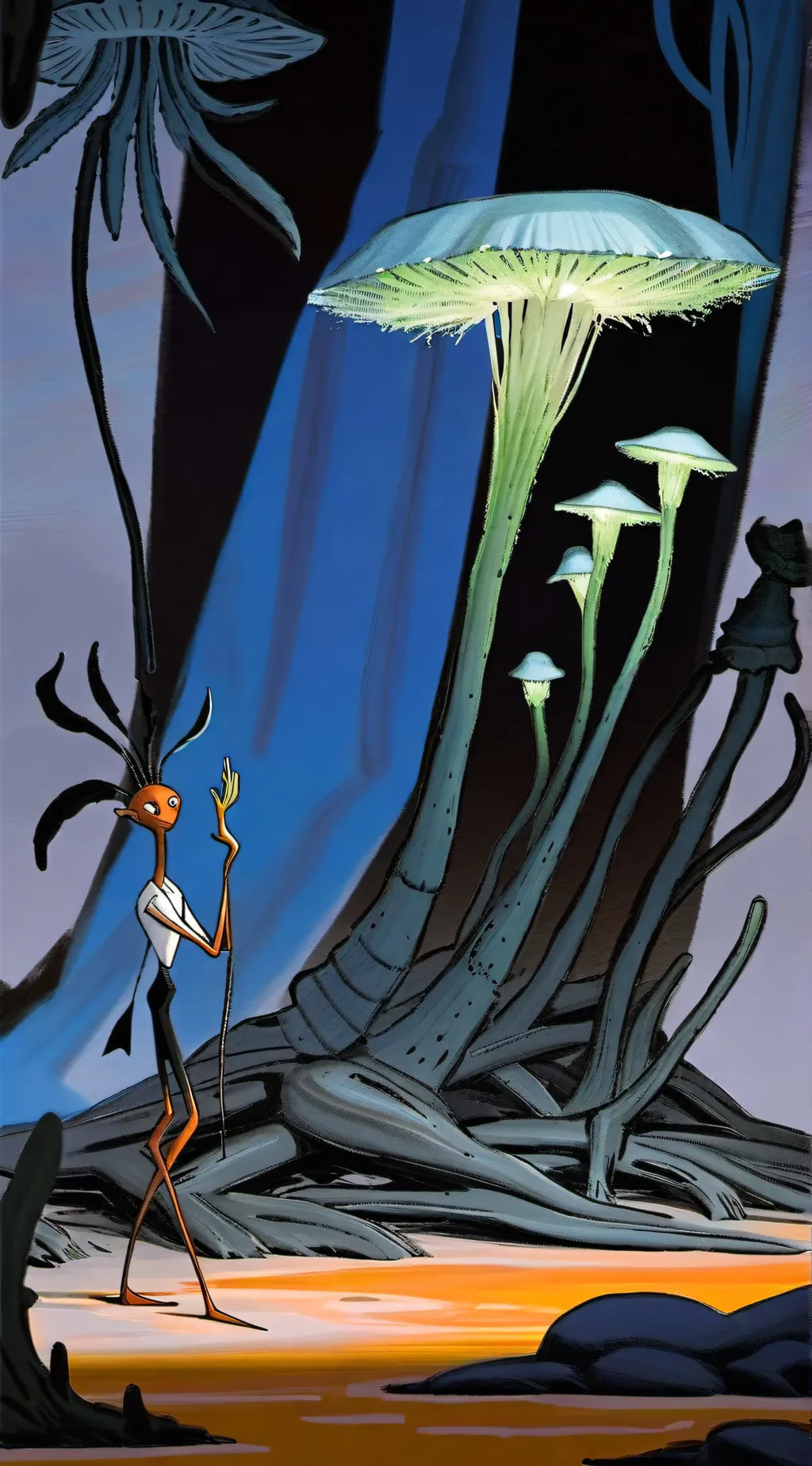 ai character: Mr.Planet background