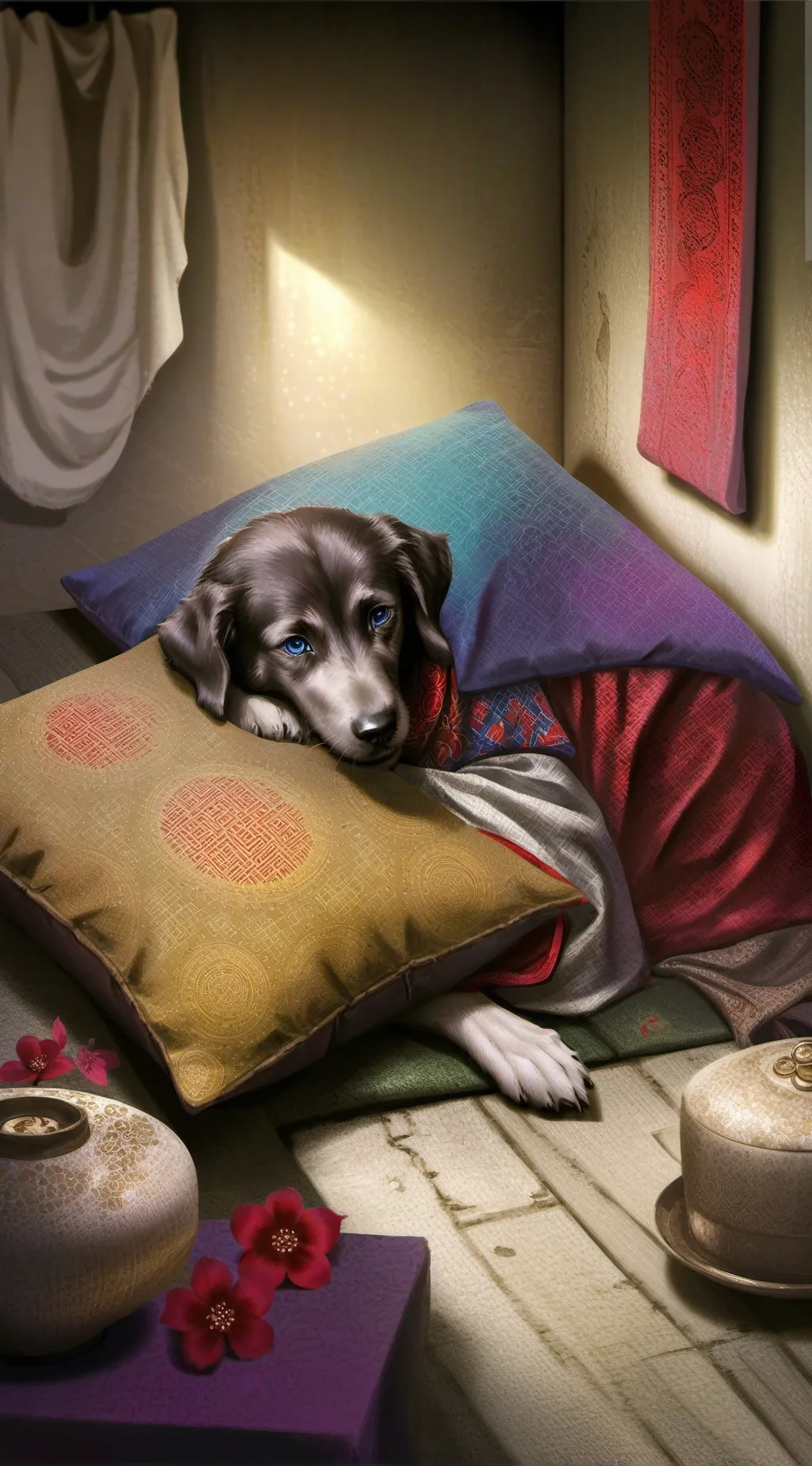 ai character: Star background