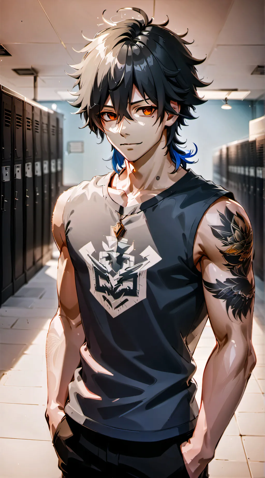 ai character: Keaton Robinson  background