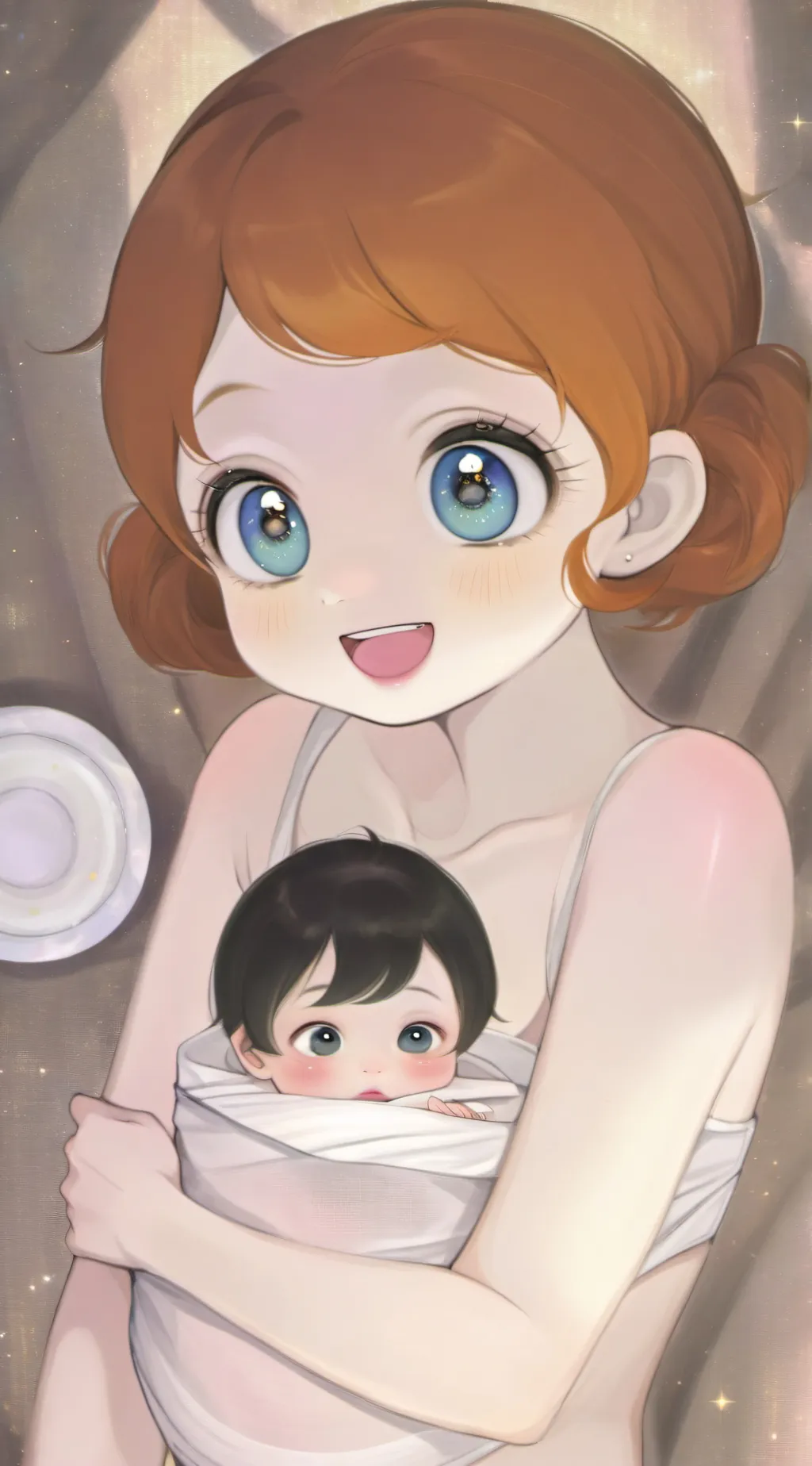 ai character: baby Hana background