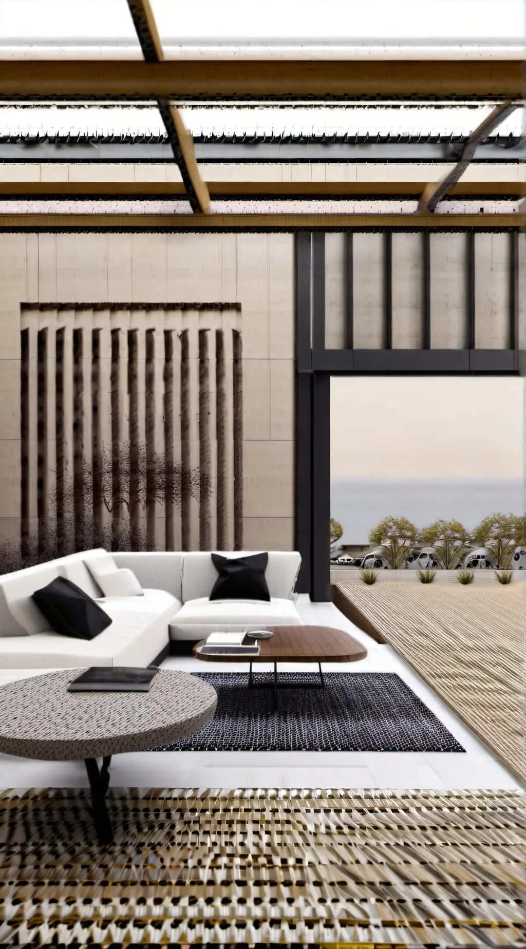 ai character: HH x living world  background