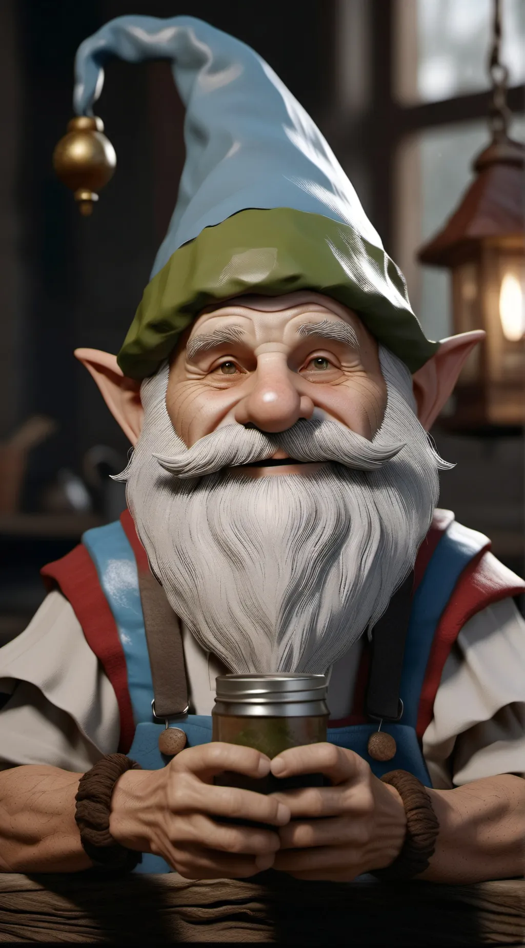 ai character: Fred background