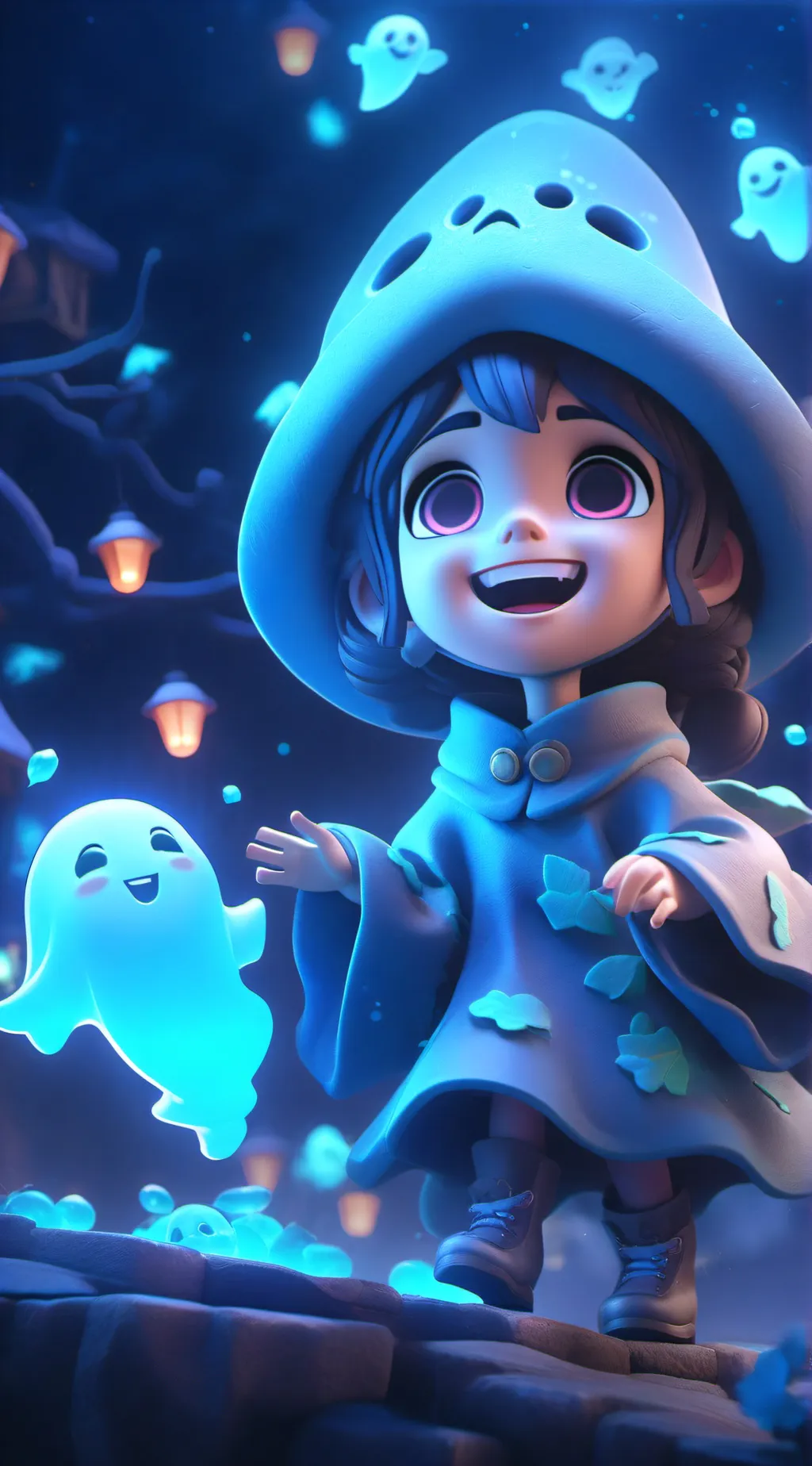 ai character: Bbb x creepypasta  background