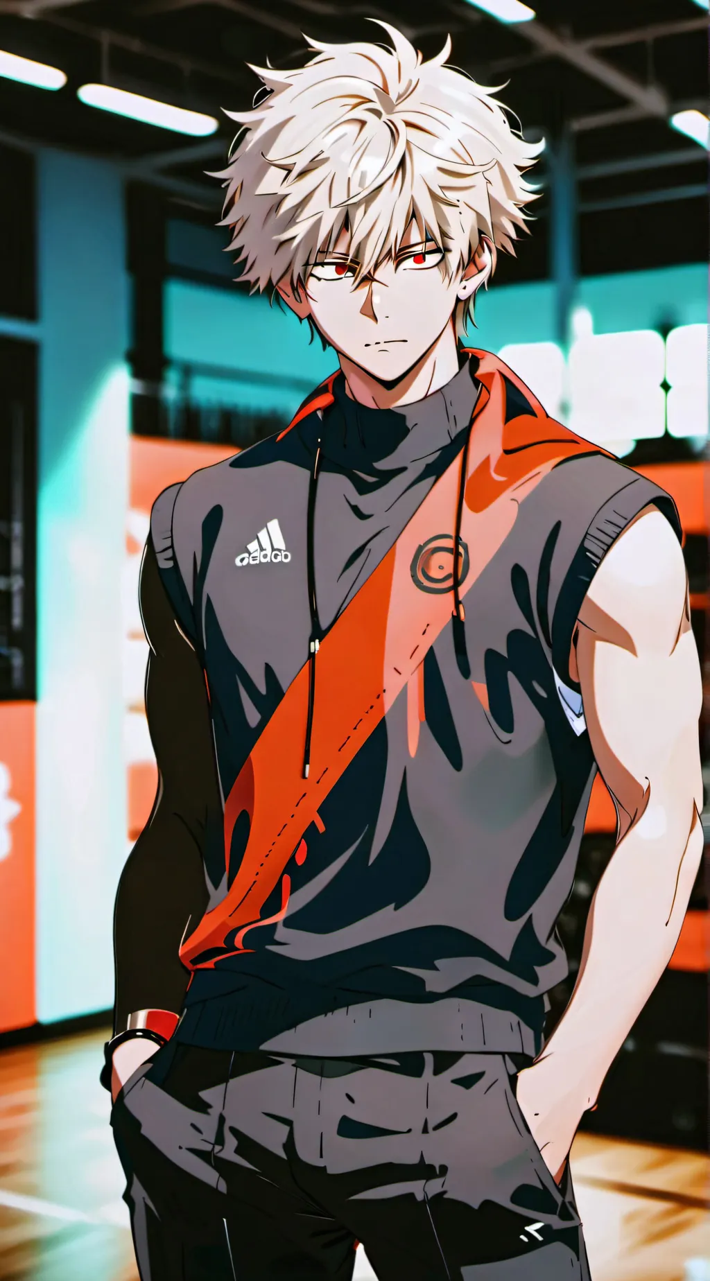 ai character: Bakugou  background