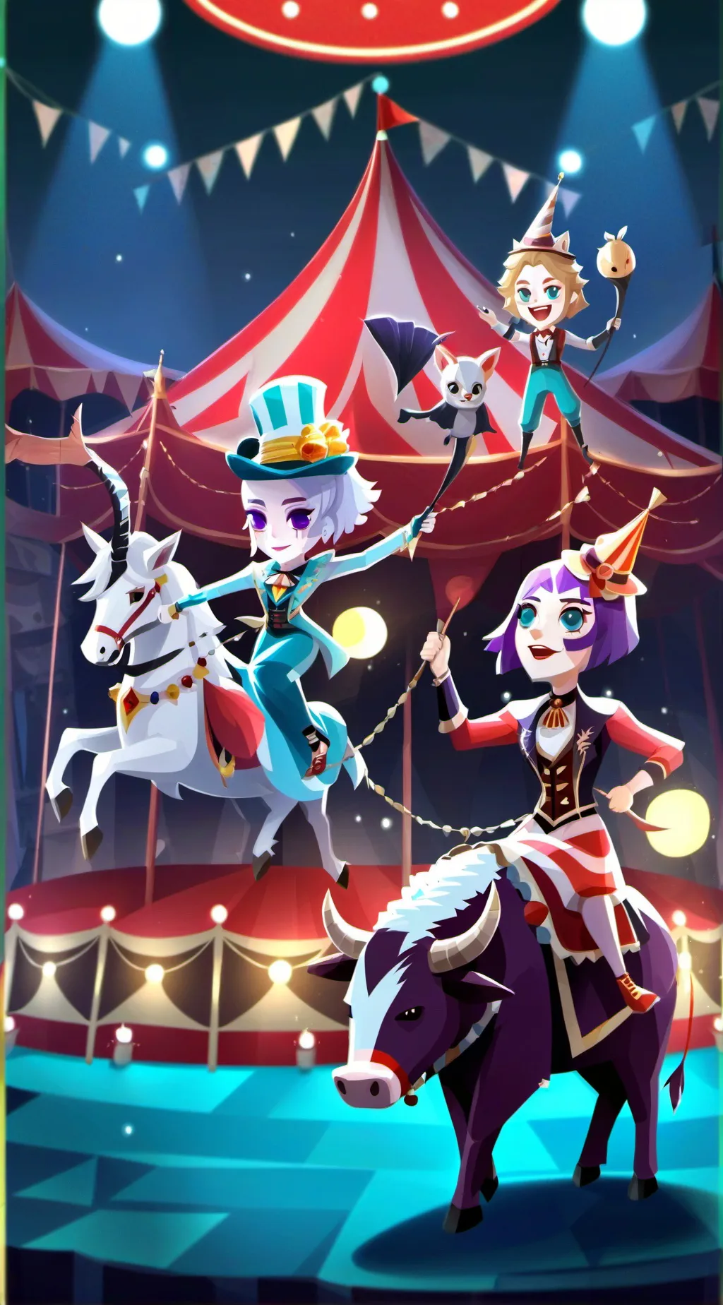 ai character: tadc but ur jax background