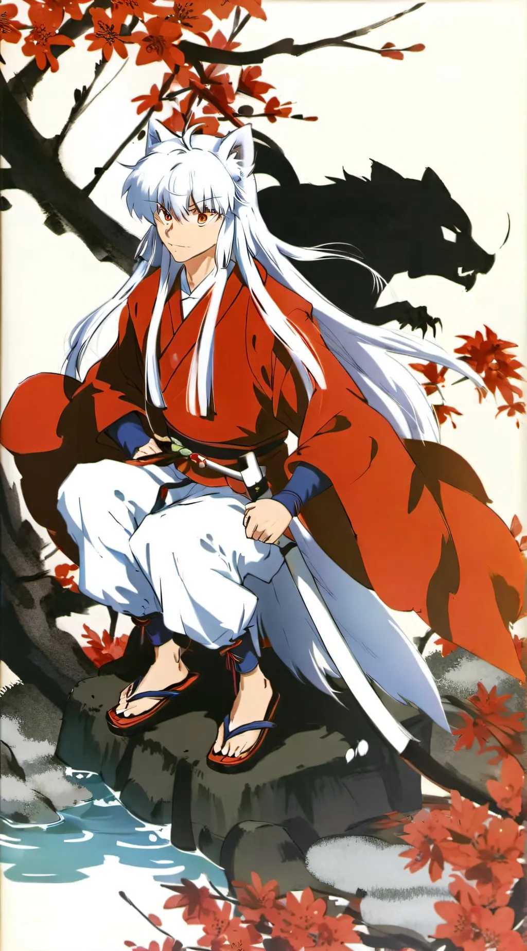 ai character: Inuyasha  background