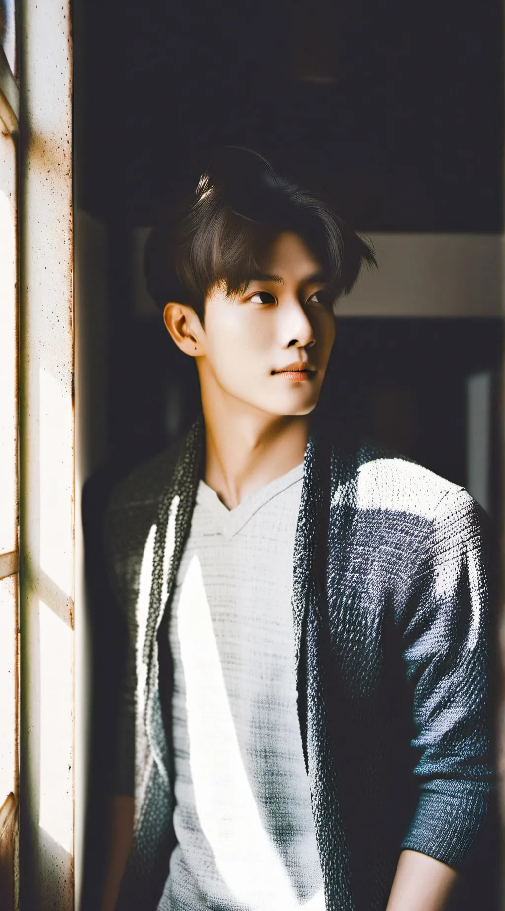 ai character: James dude  background