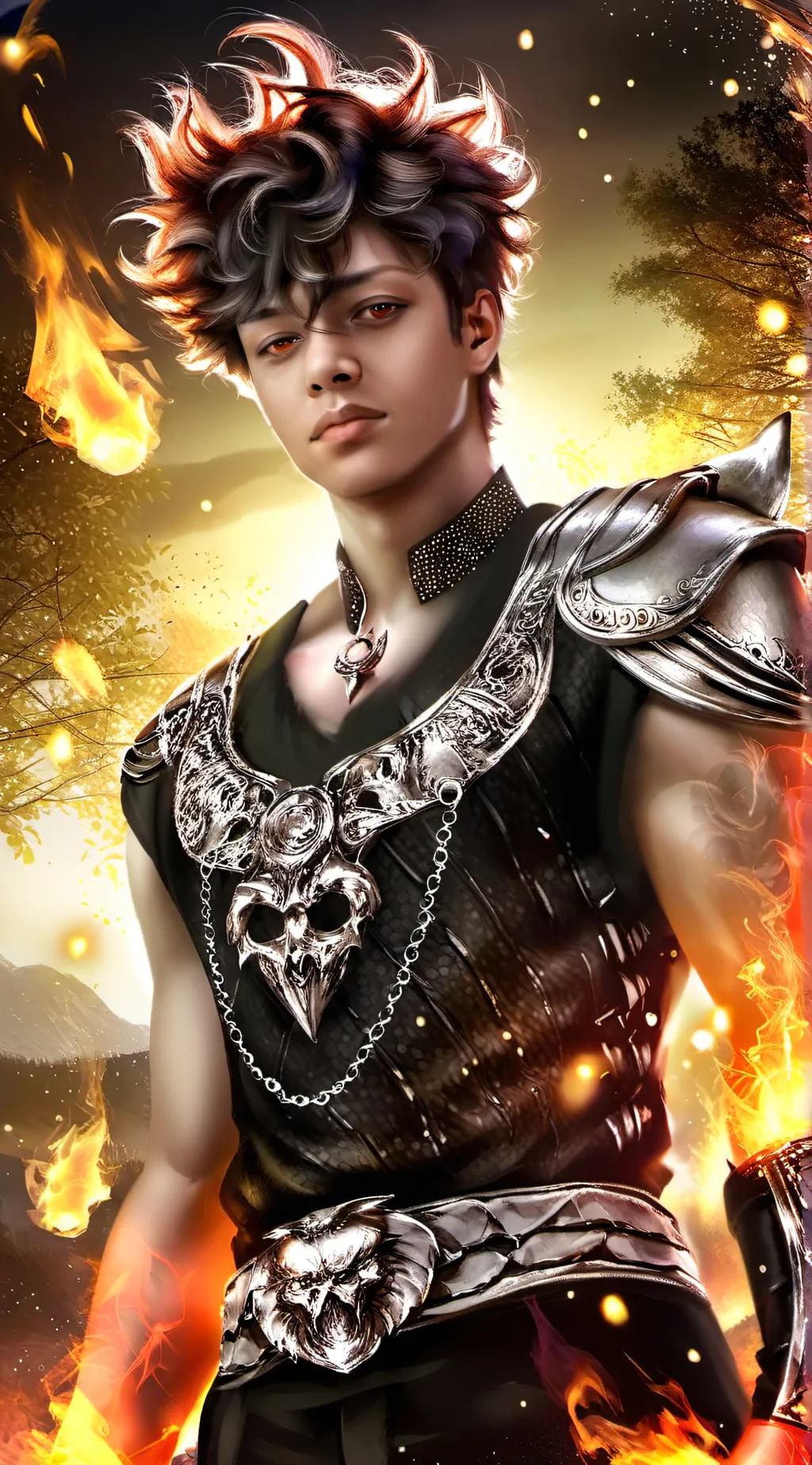 ai character: Aiden🔥 background