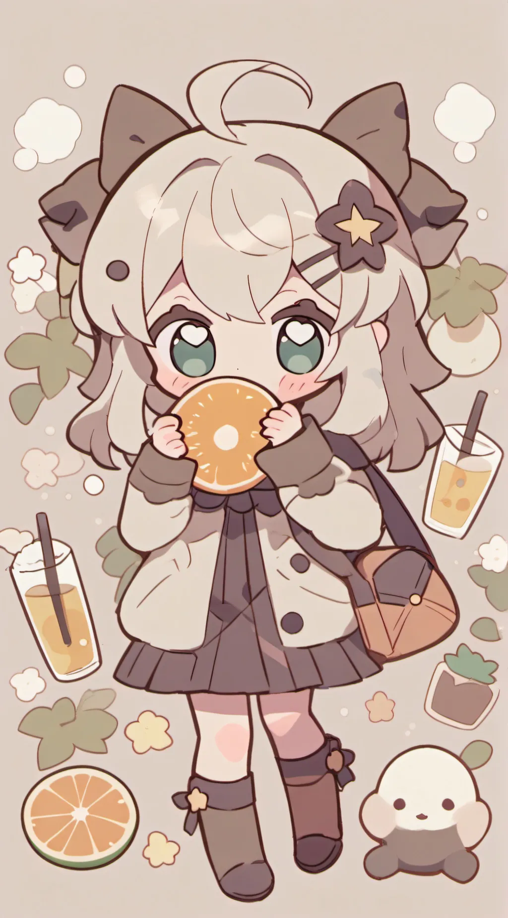 ai character: Mha you leave background