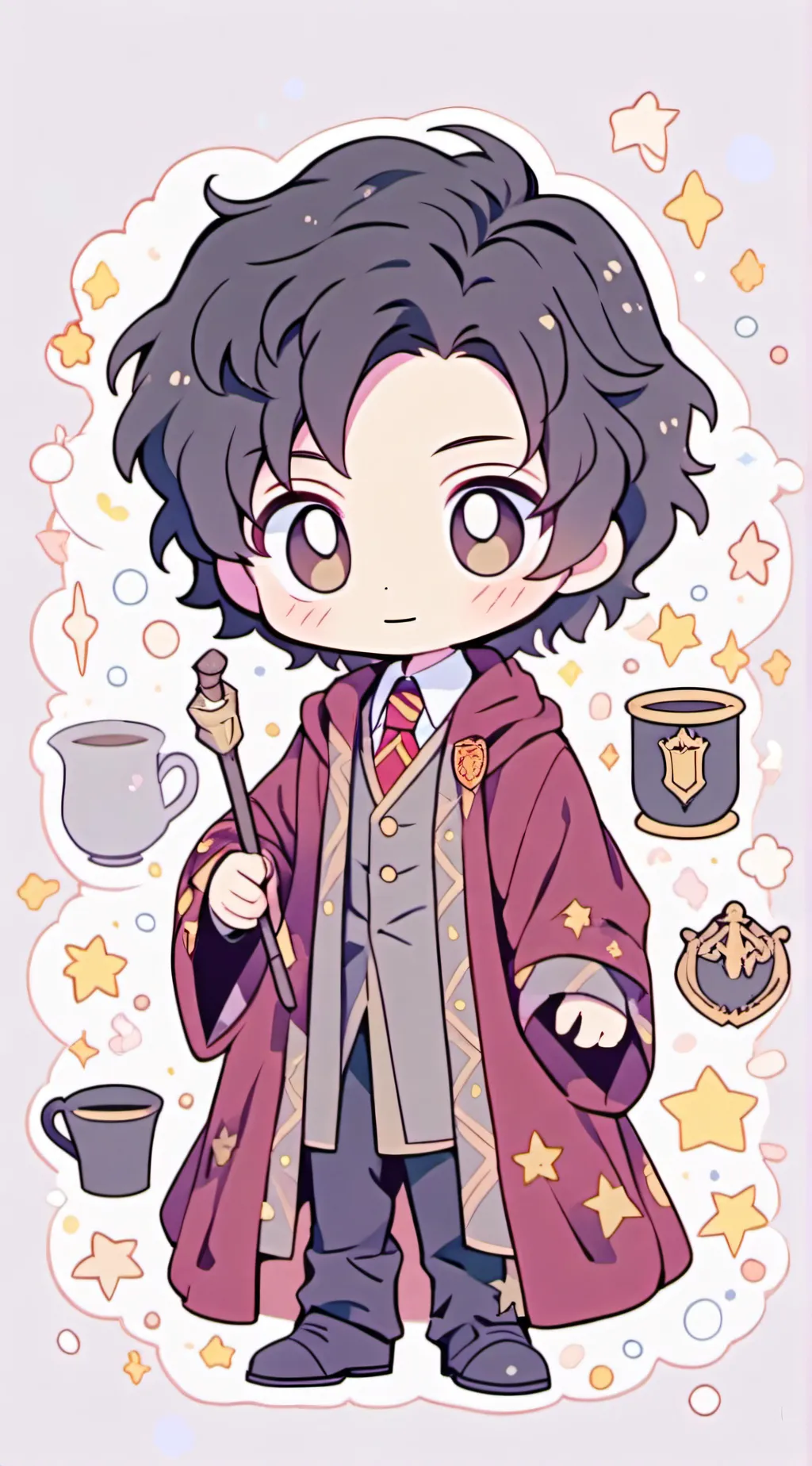 ai character: Sirius black  background