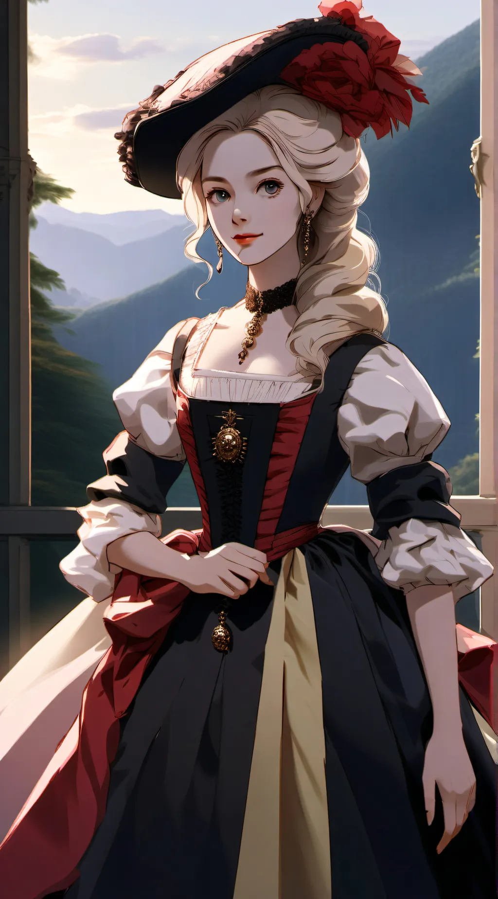 ai character: Marie background