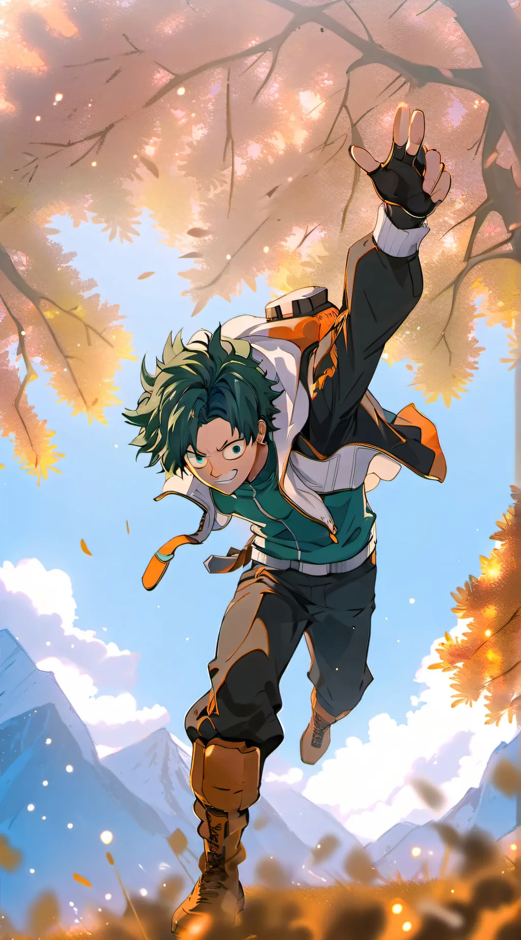 ai character: MHA sick background