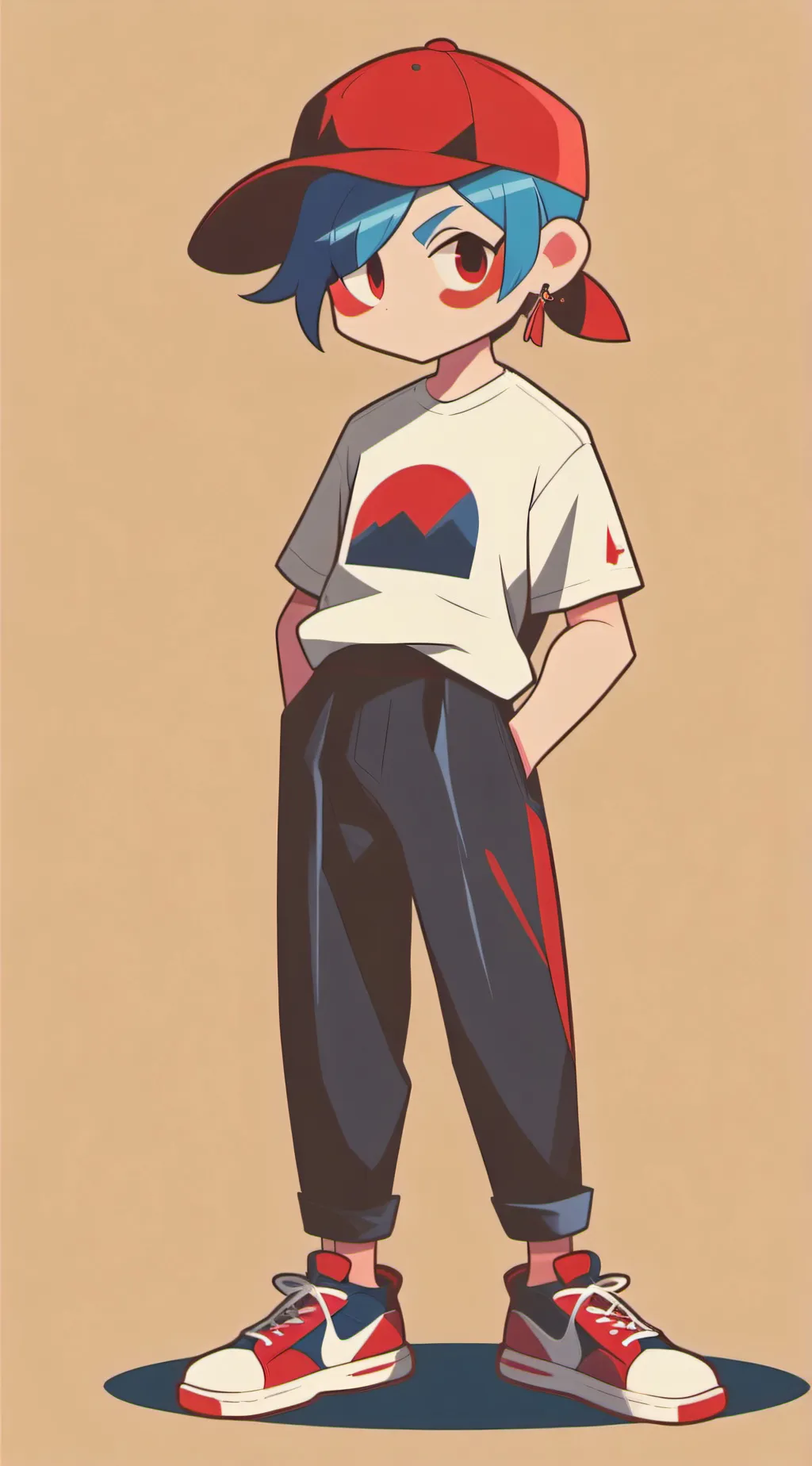 ai character: Bf fnf (redo) background