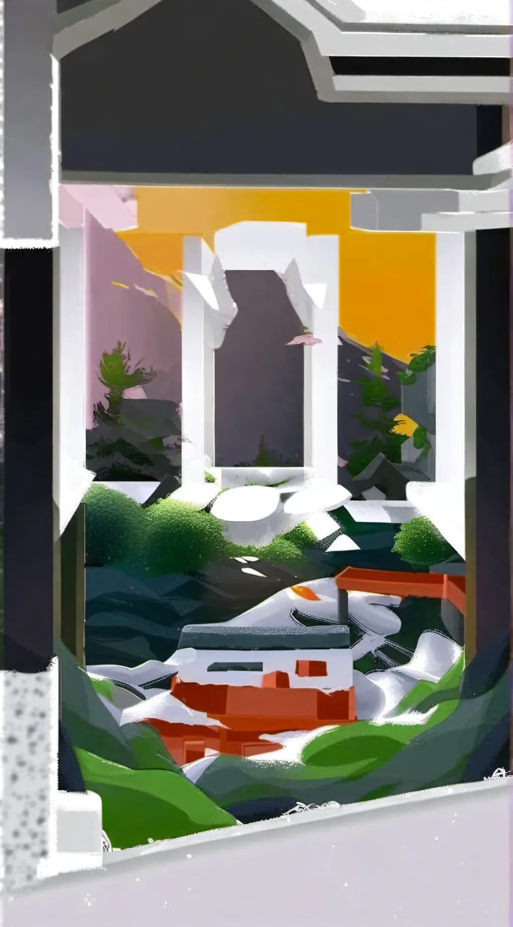 ai character: Halloween night background