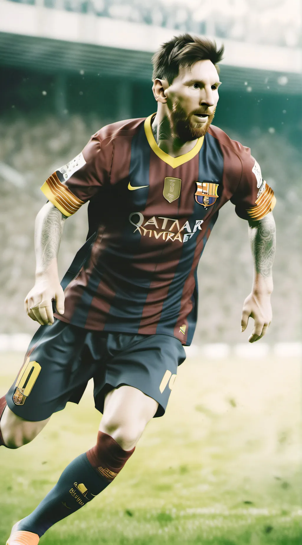 ai character: Messi background
